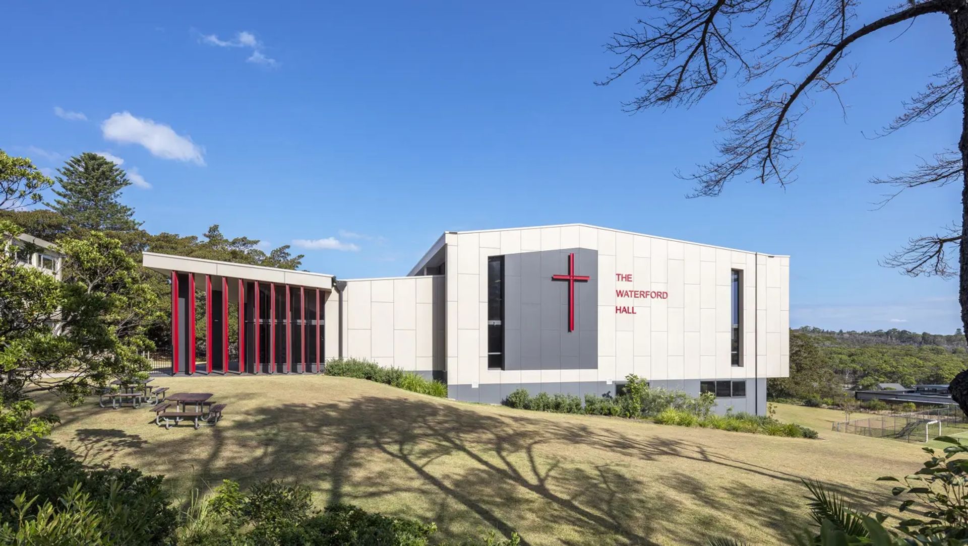The Waterford Hall, St Paul's College - Manly banner