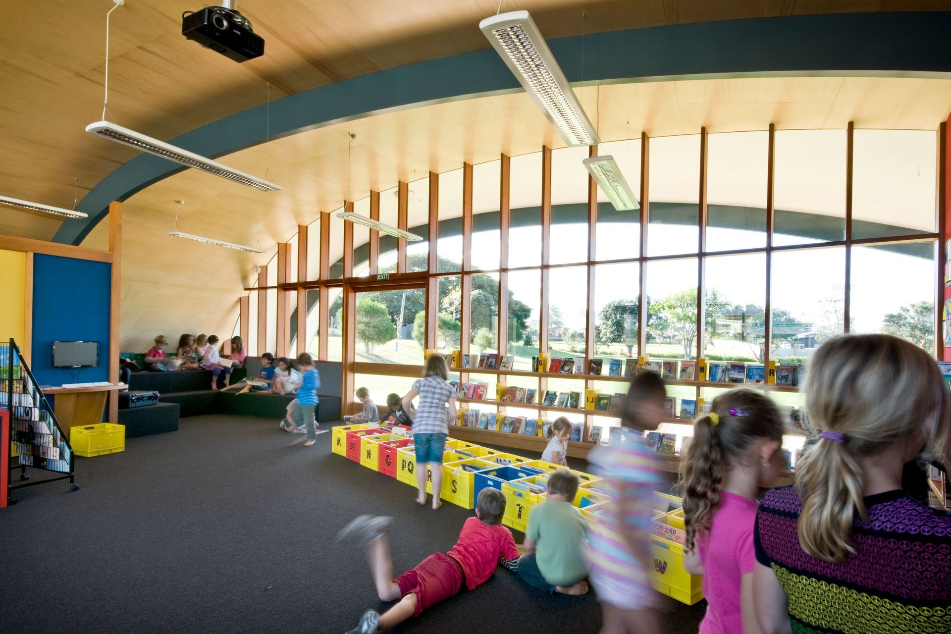 Wainui Beach School Library