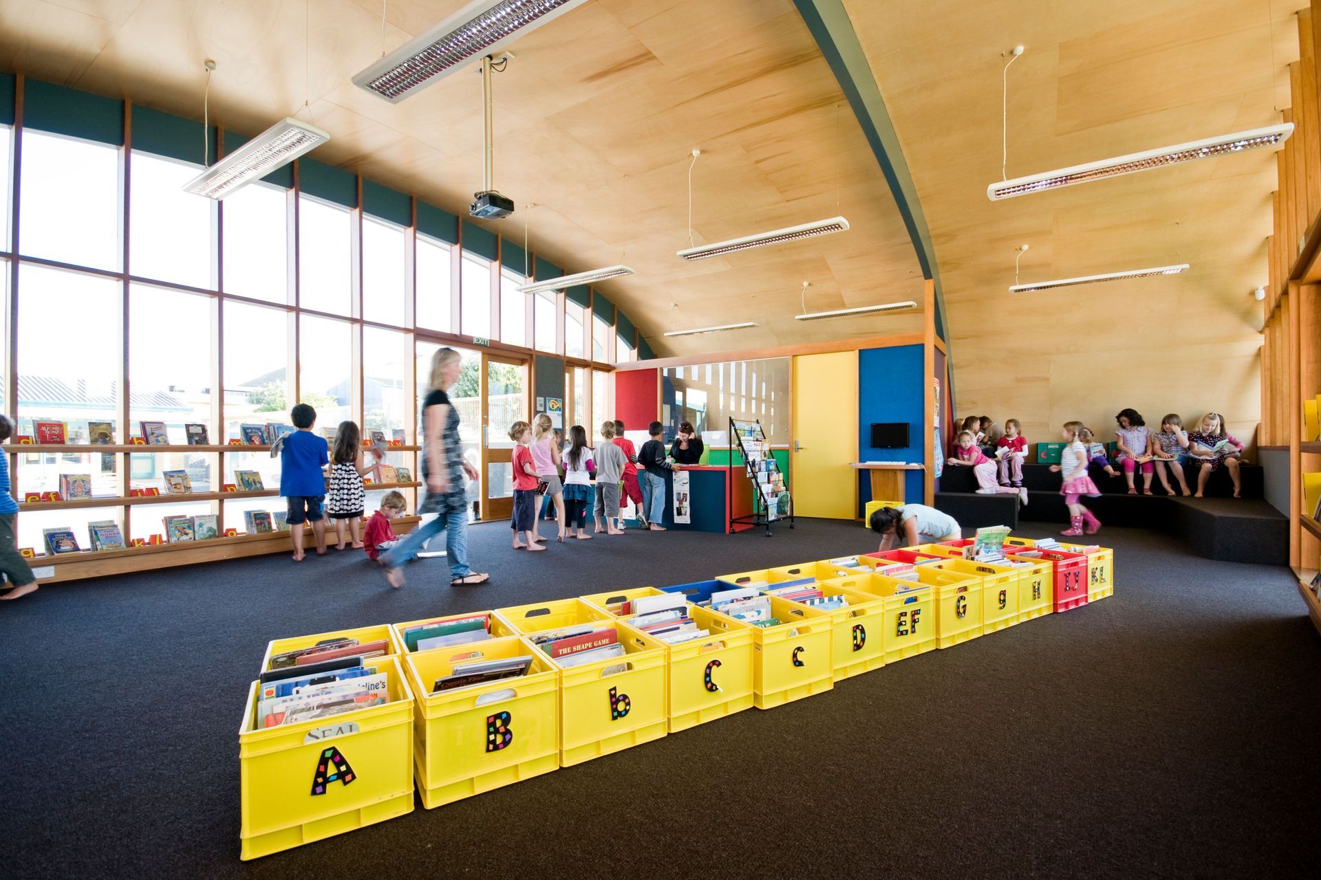 Wainui Beach School Library