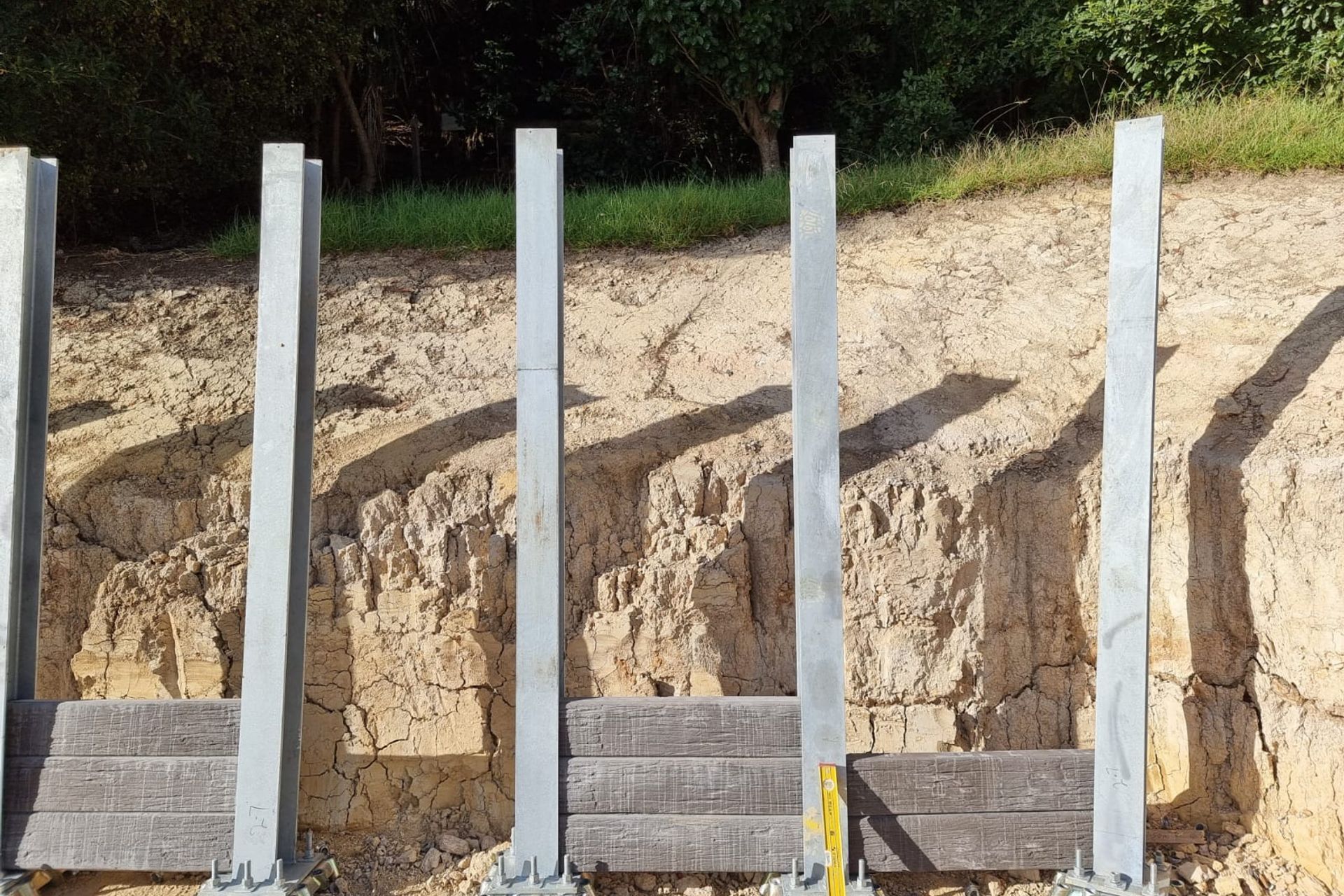 Retaining Wall, Kauri Park School, Birkenhead