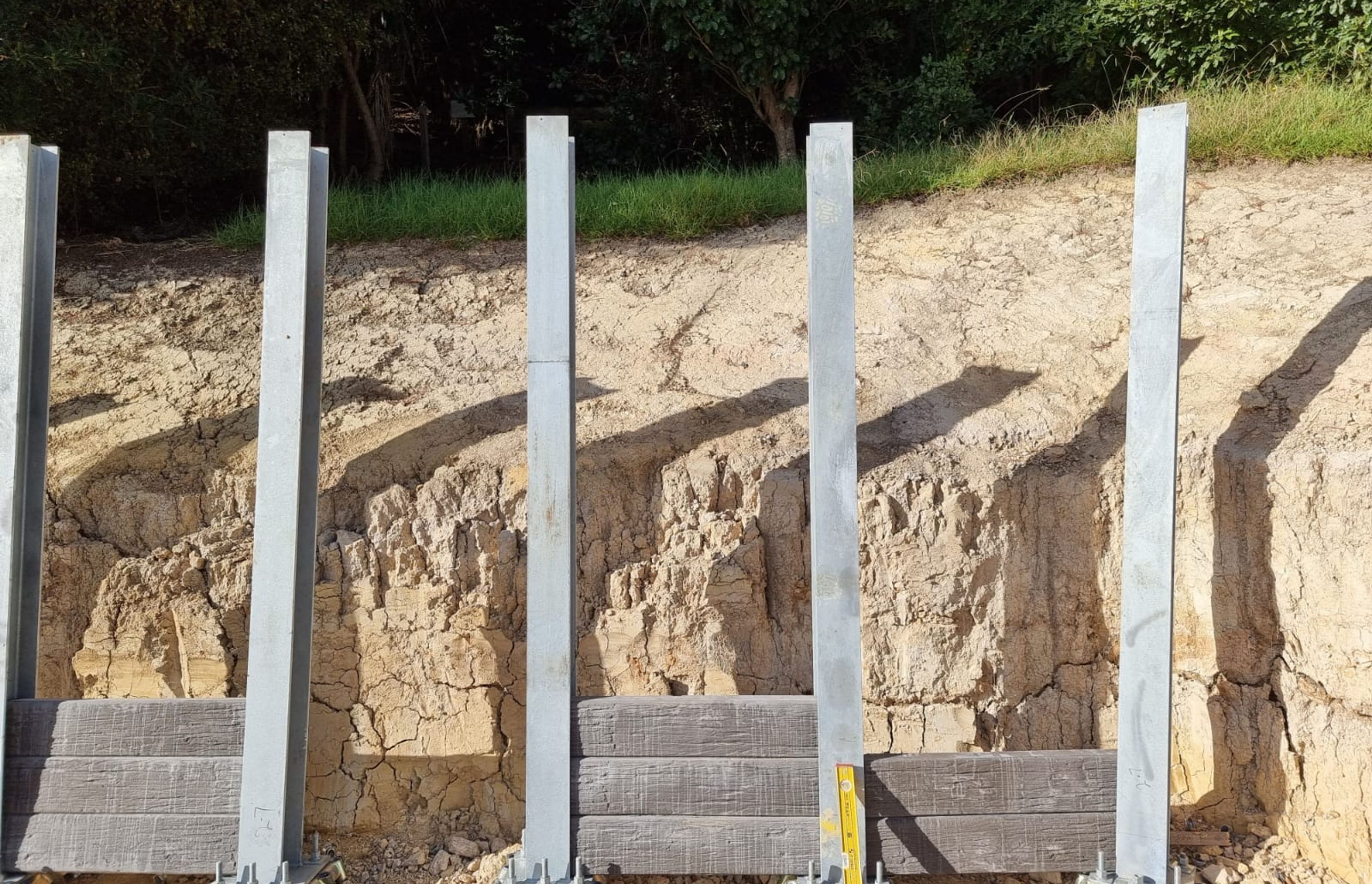 Retaining Wall, Kauri Park School, Birkenhead