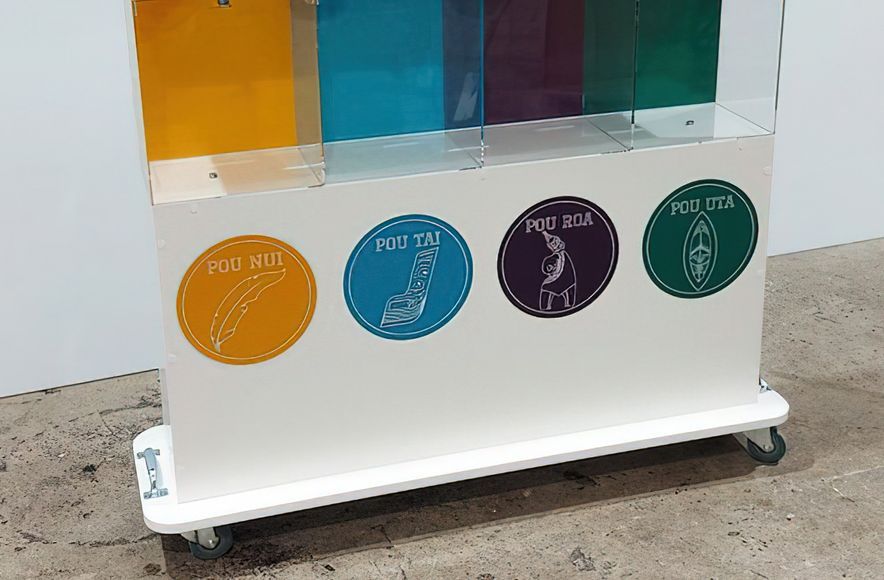 Acrylic School House Point Token Trolley