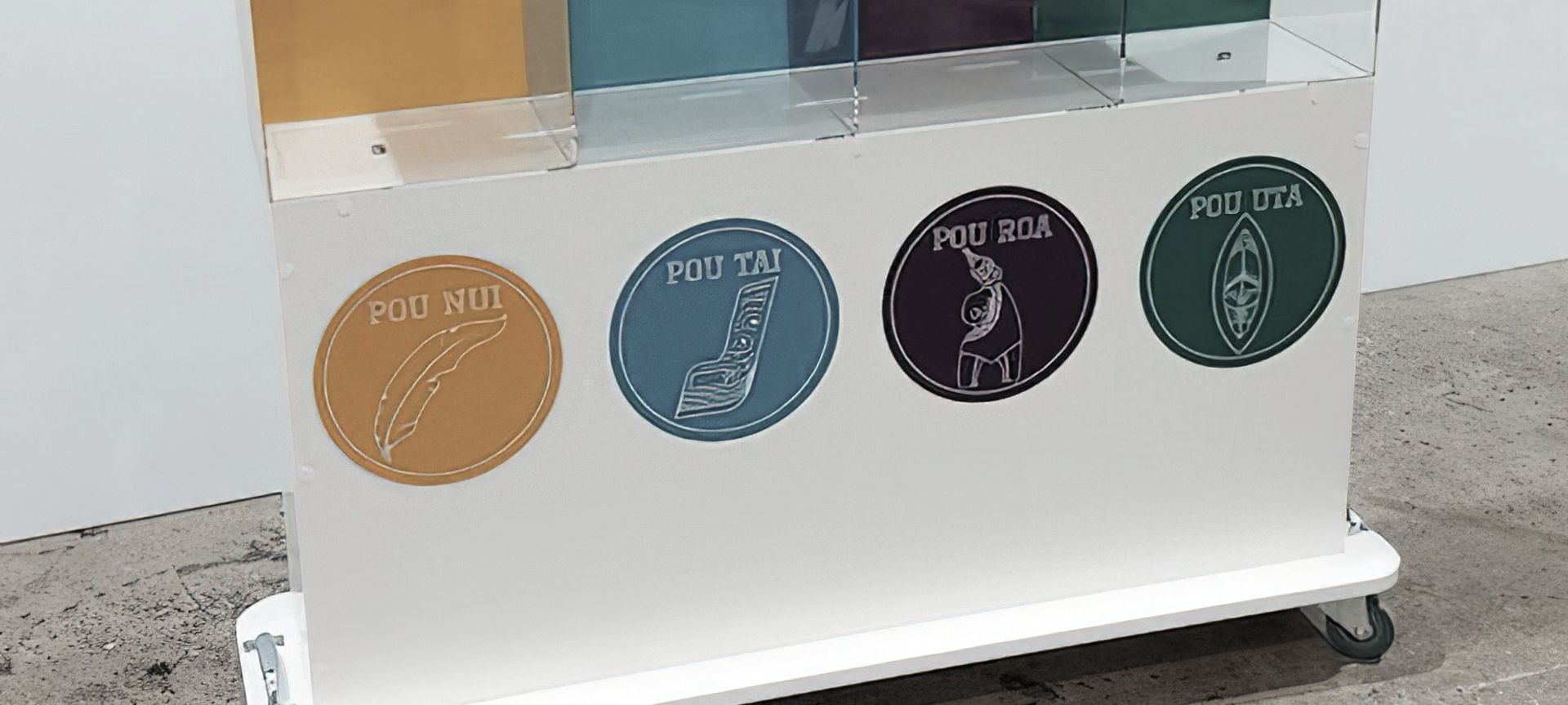 Acrylic School House Point Token Trolley banner