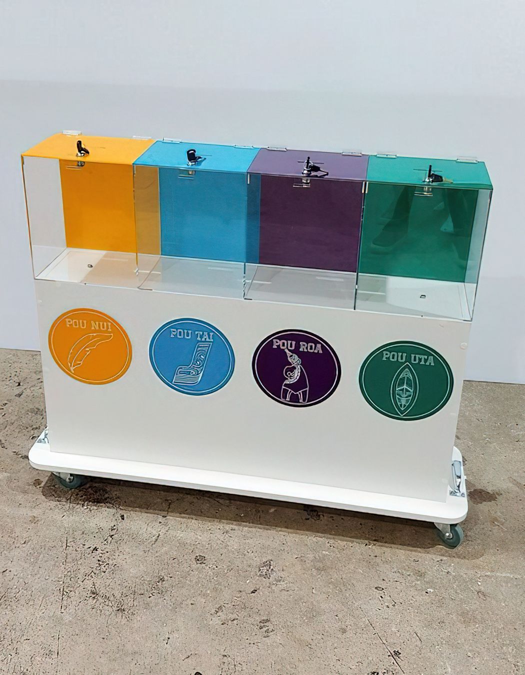 Acrylic School House Point Token Trolley