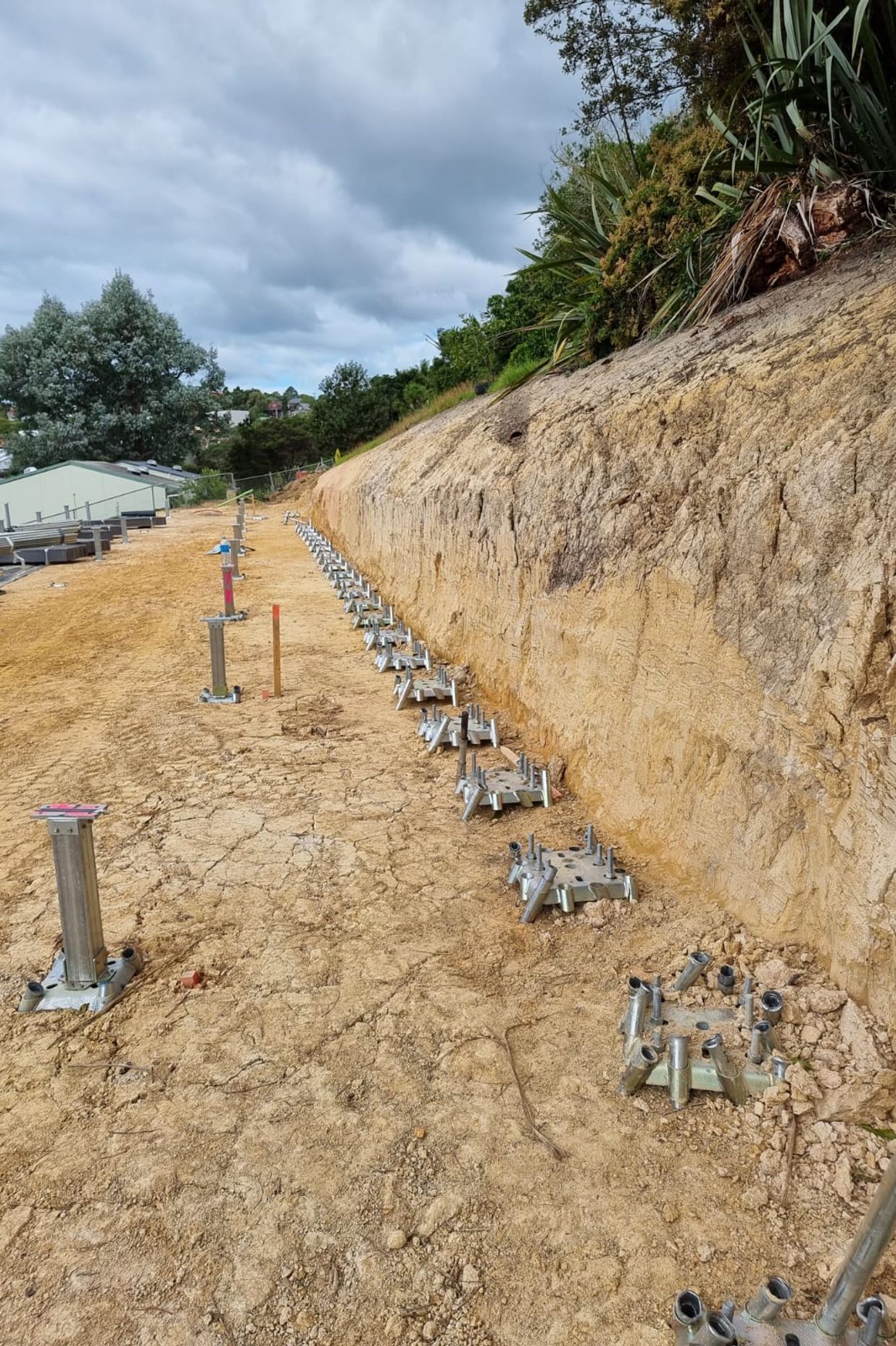 Retaining Wall, Kauri Park School, Birkenhead
