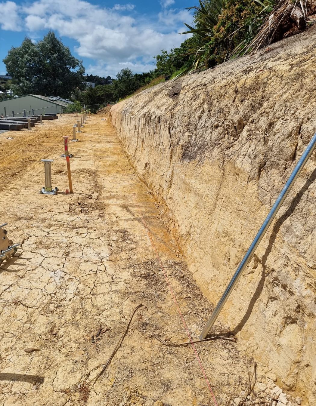 Retaining Wall, Kauri Park School, Birkenhead