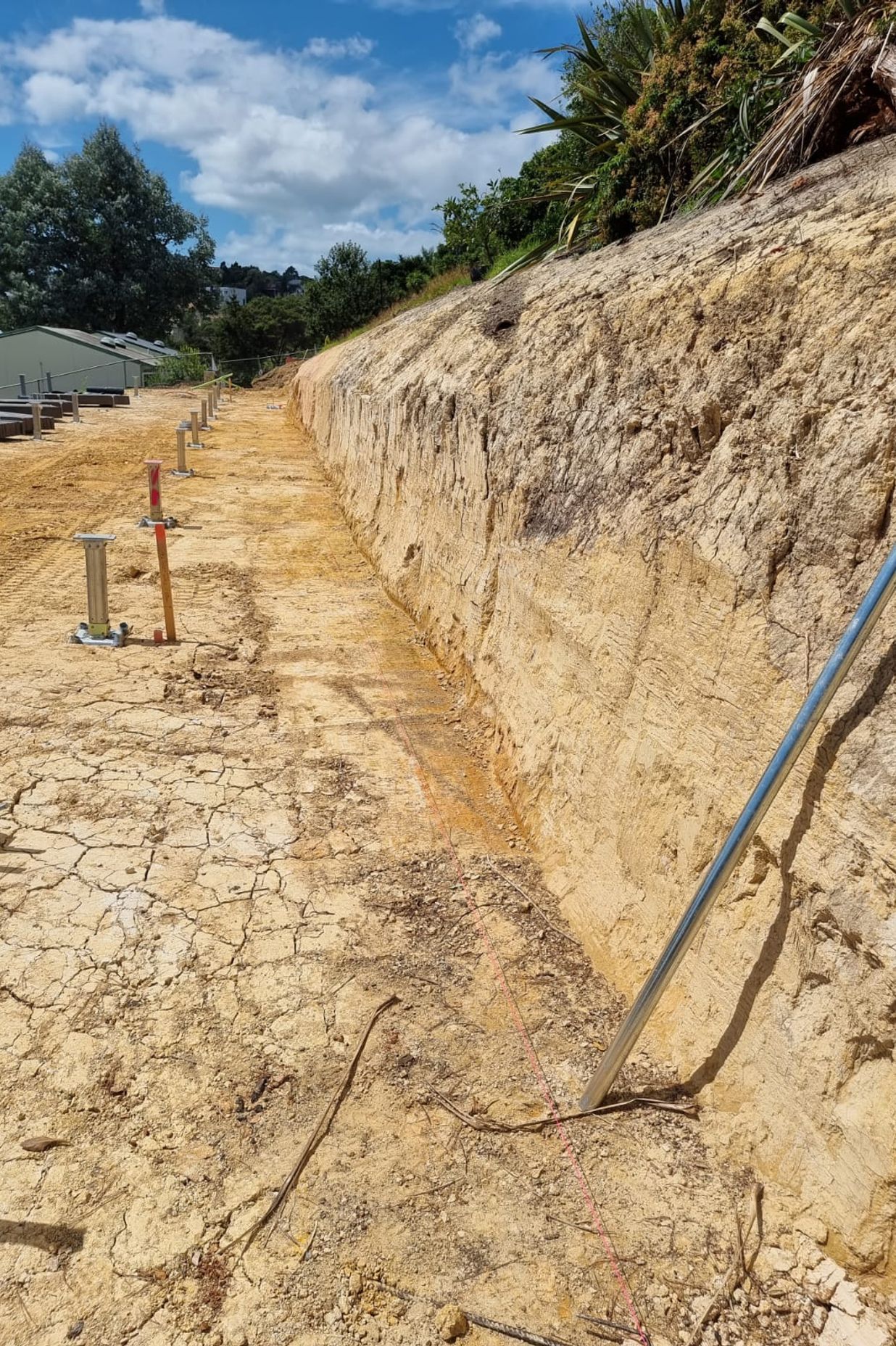 Retaining Wall, Kauri Park School, Birkenhead