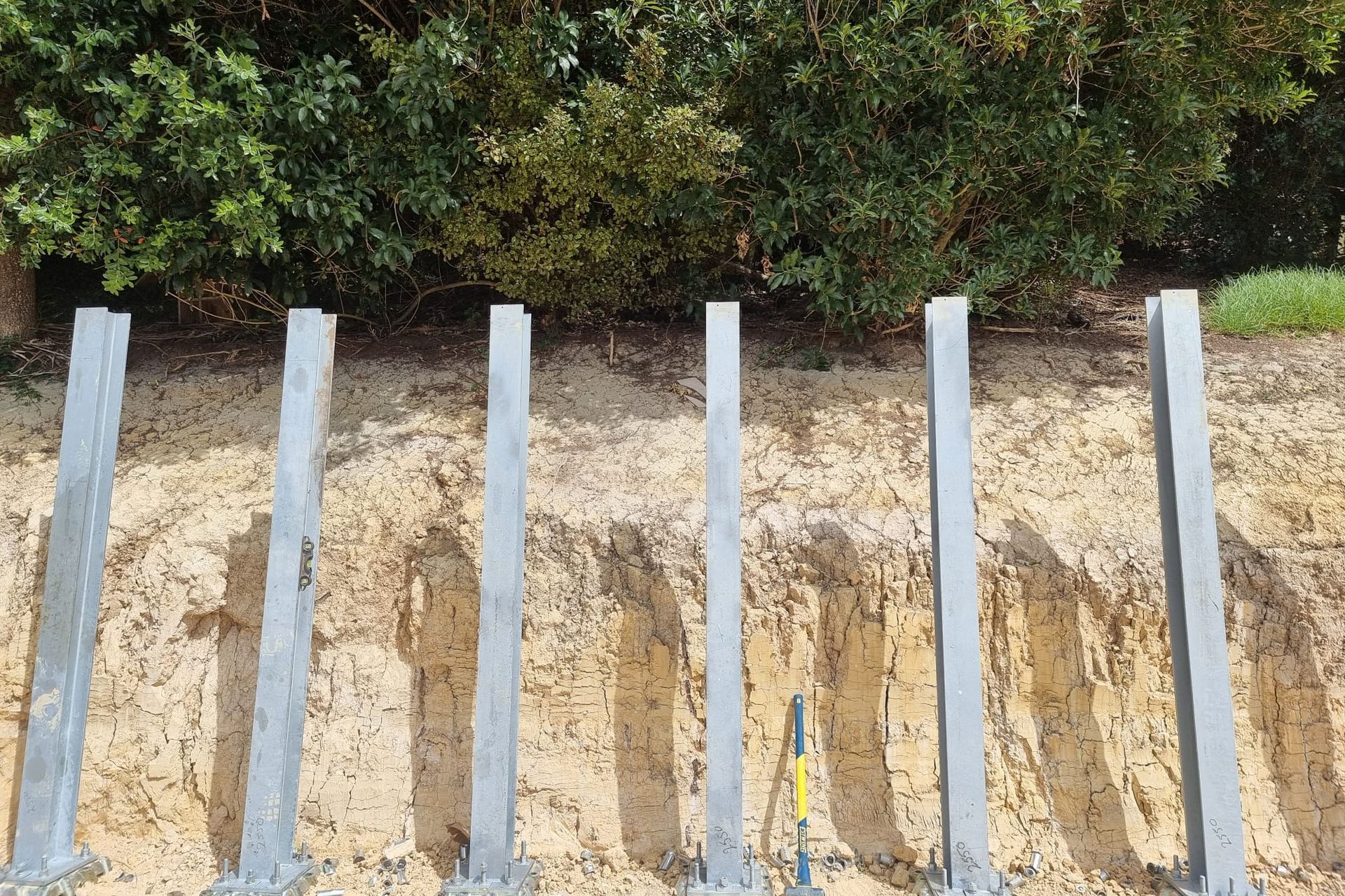 Retaining Wall, Kauri Park School, Birkenhead