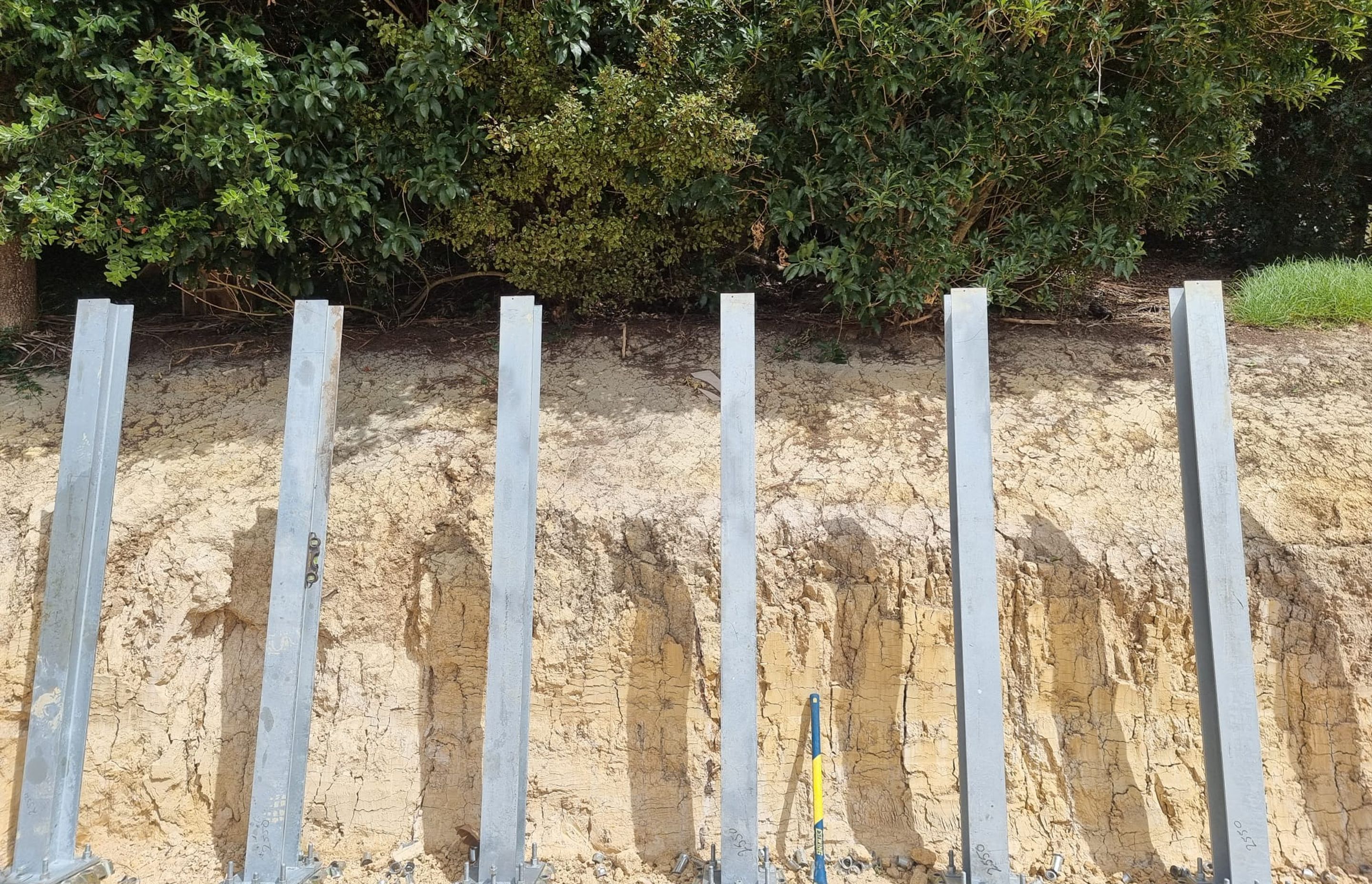 Retaining Wall, Kauri Park School, Birkenhead