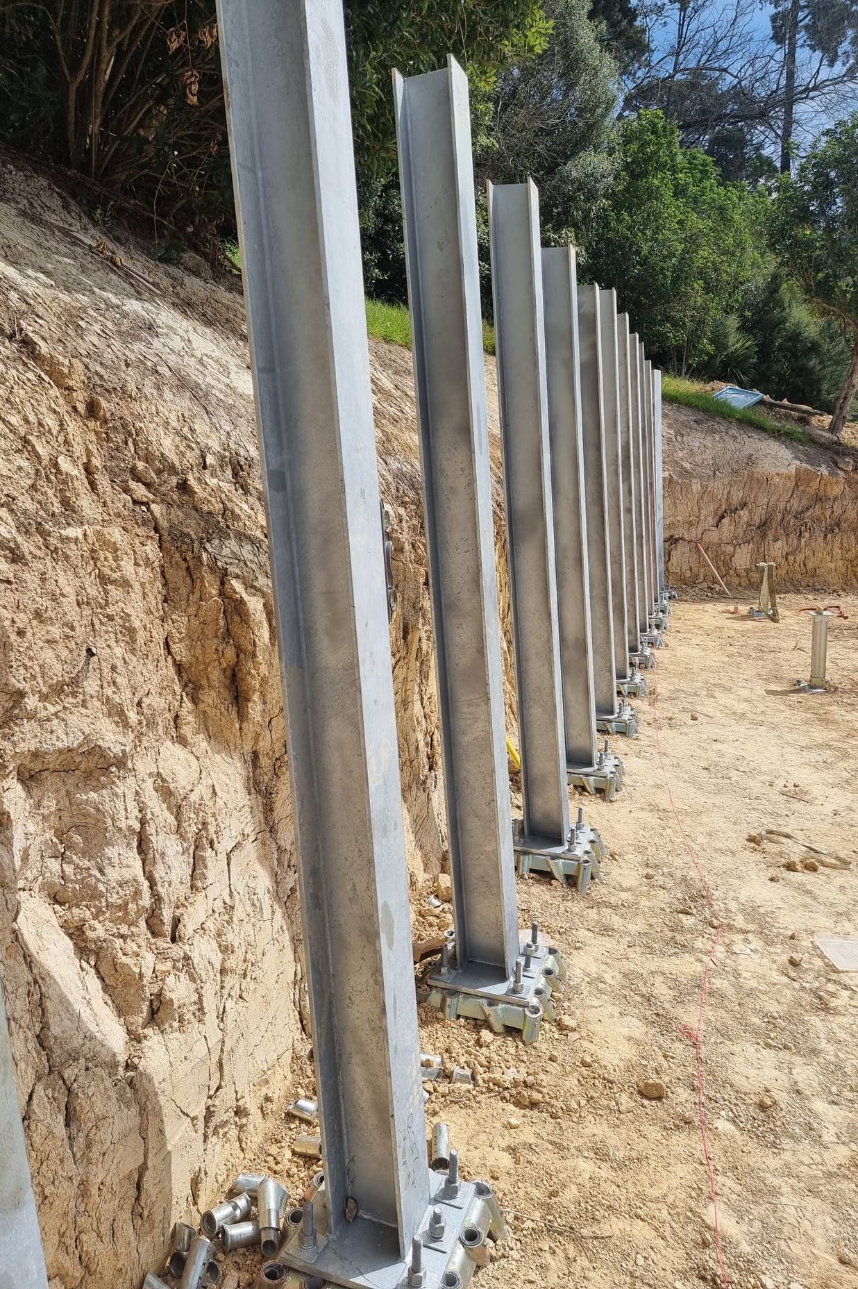 Retaining Wall, Kauri Park School, Birkenhead
