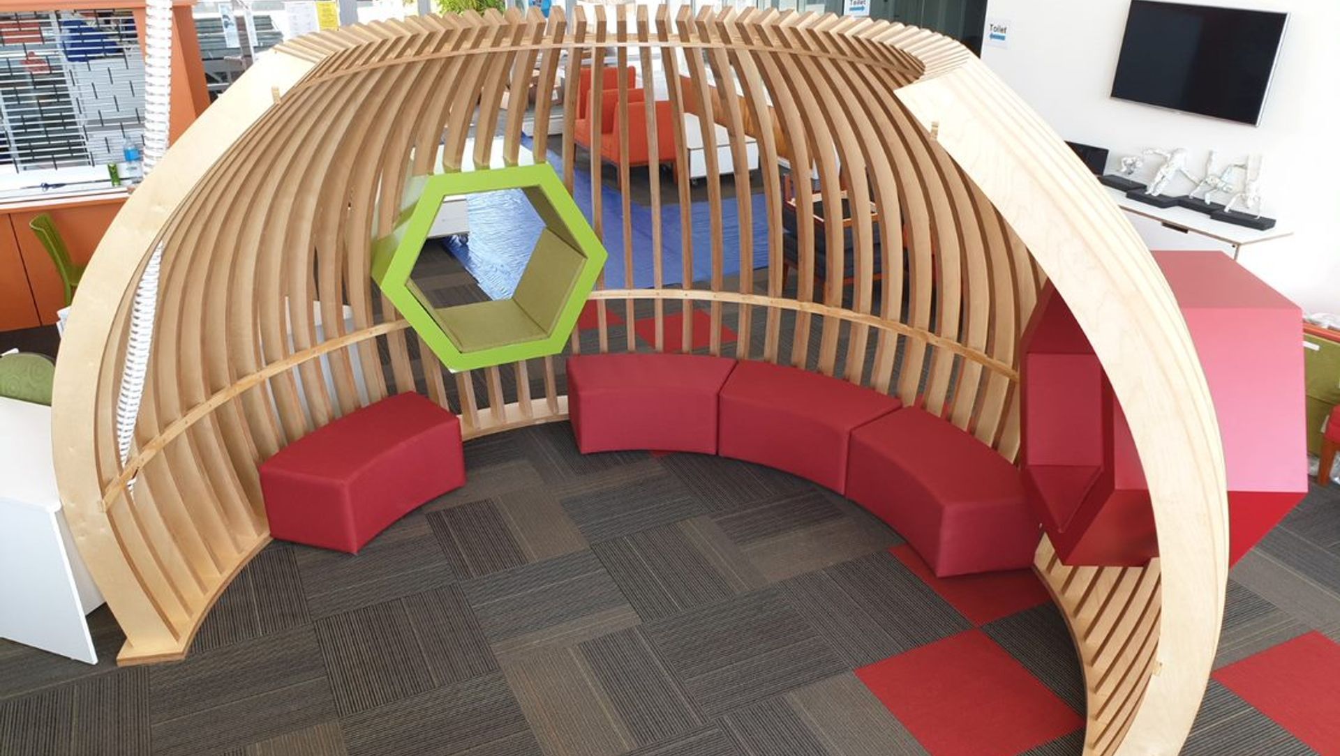 Kingsway College reading nook banner