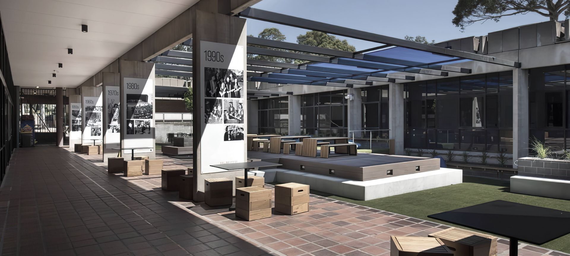 UoN Hunter Precinct Courtyard banner
