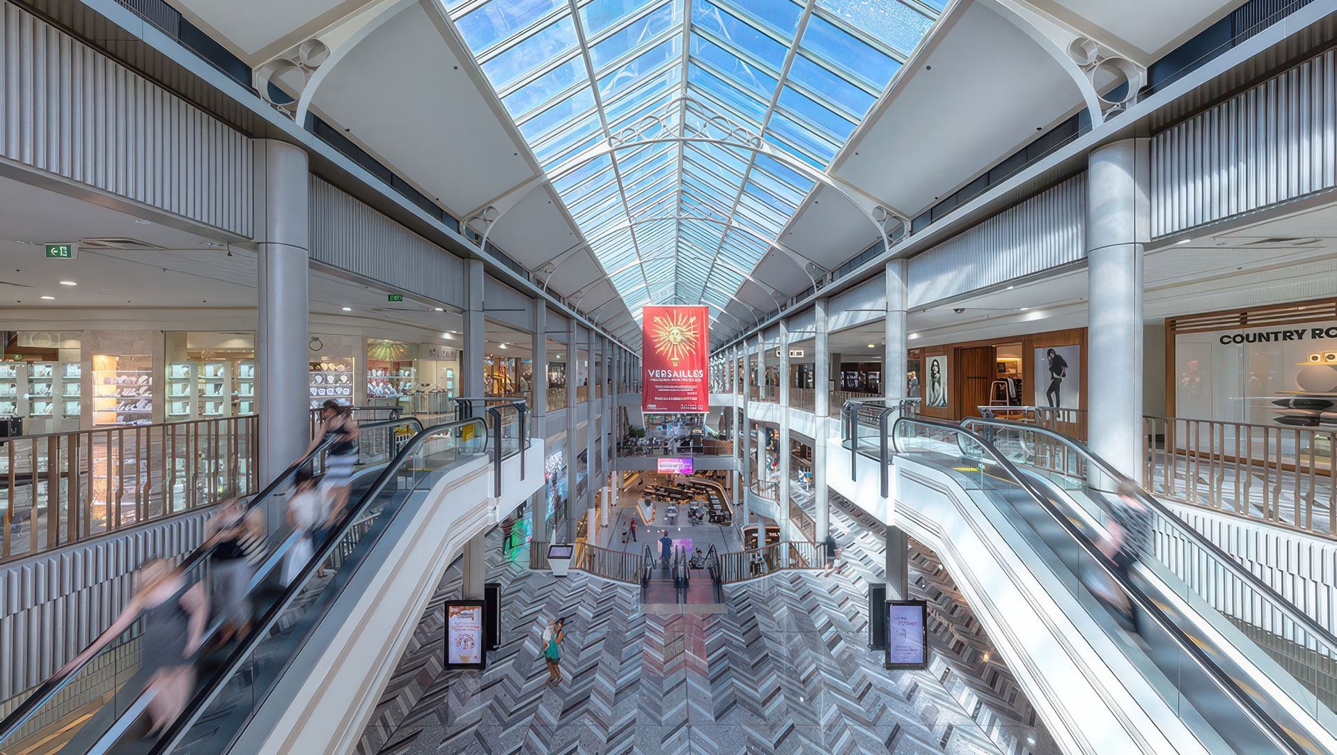 Canberra Shopping Centre modernised with custom Corian® colour banner