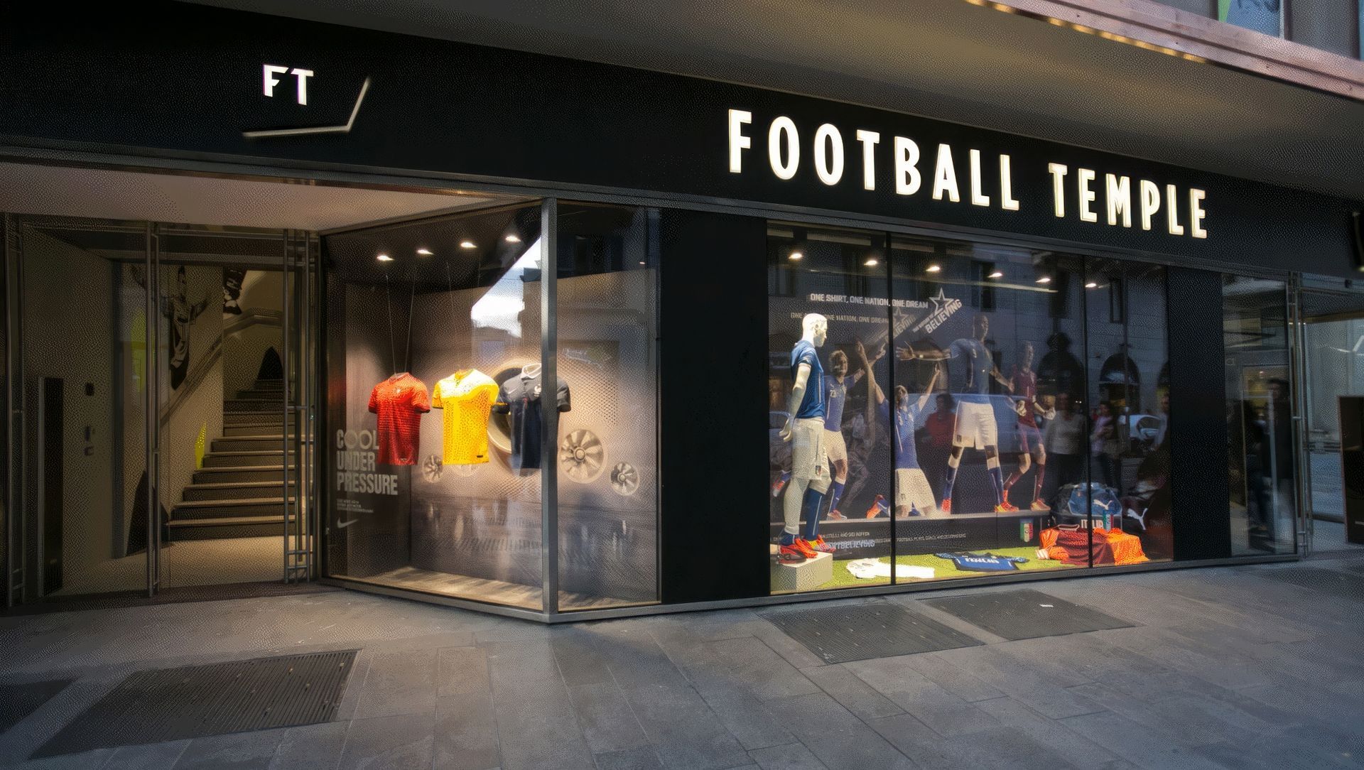 Football Temple banner