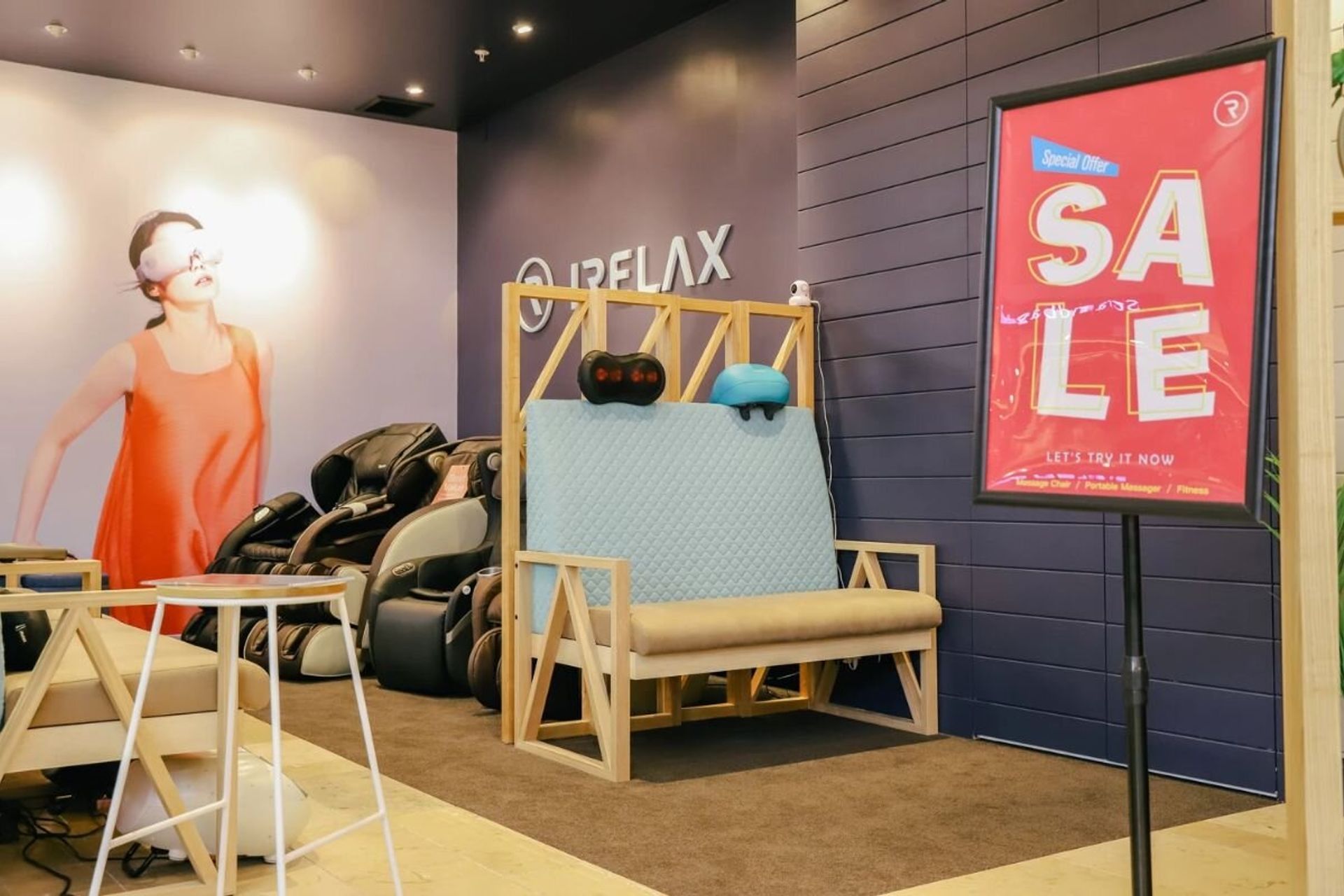 Irelax Bayfair Store Fitout