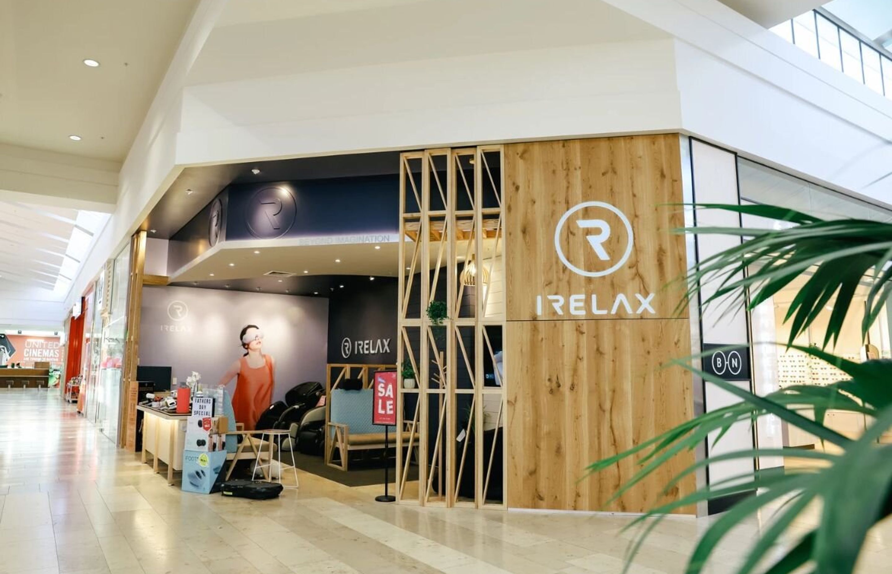 Irelax Bayfair Store Fitout