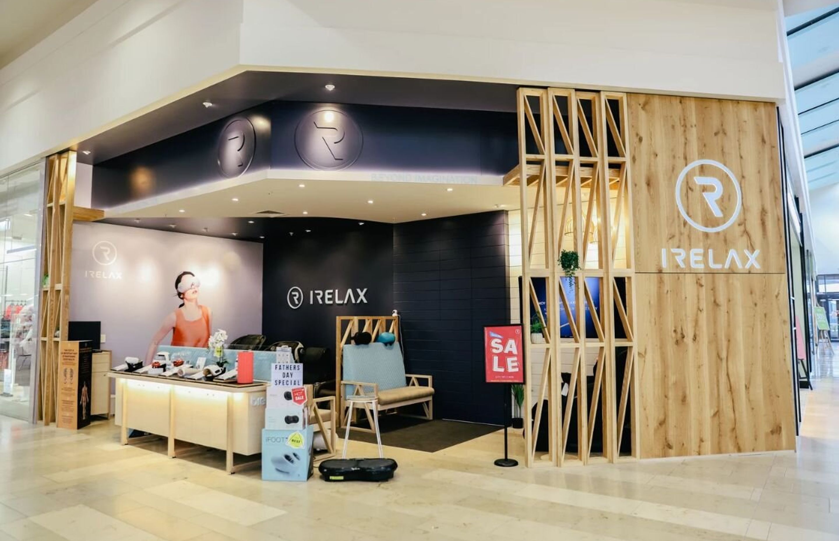 Irelax Bayfair Store Fitout