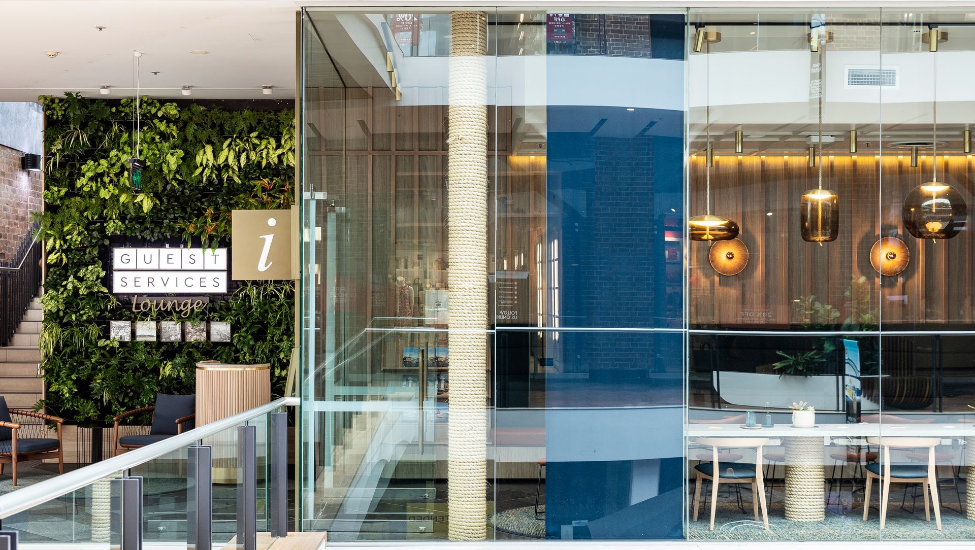 Guest Services Lounge, Birkenhead Point banner