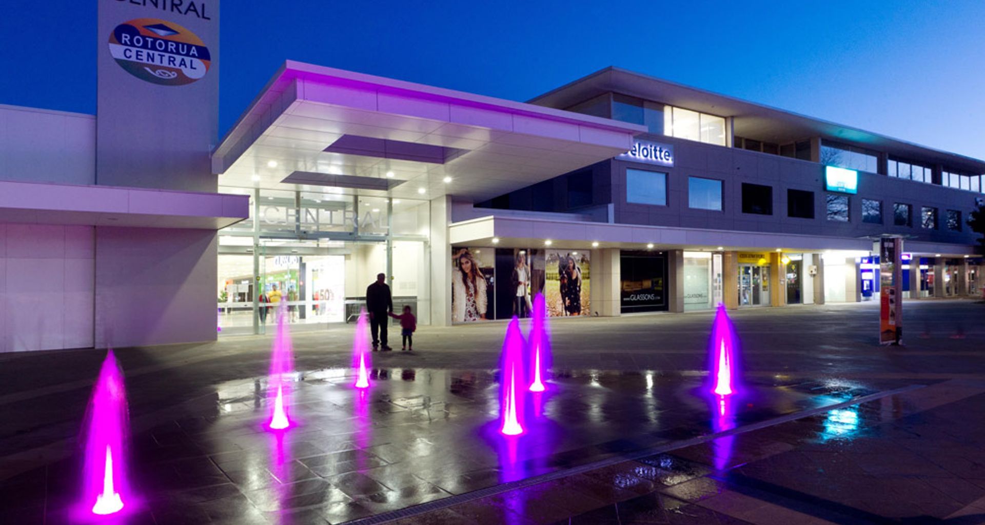 City Mall goes up in Lights! banner