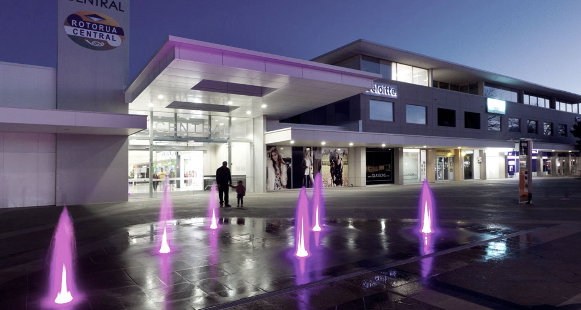 City Mall goes up in Lights! banner
