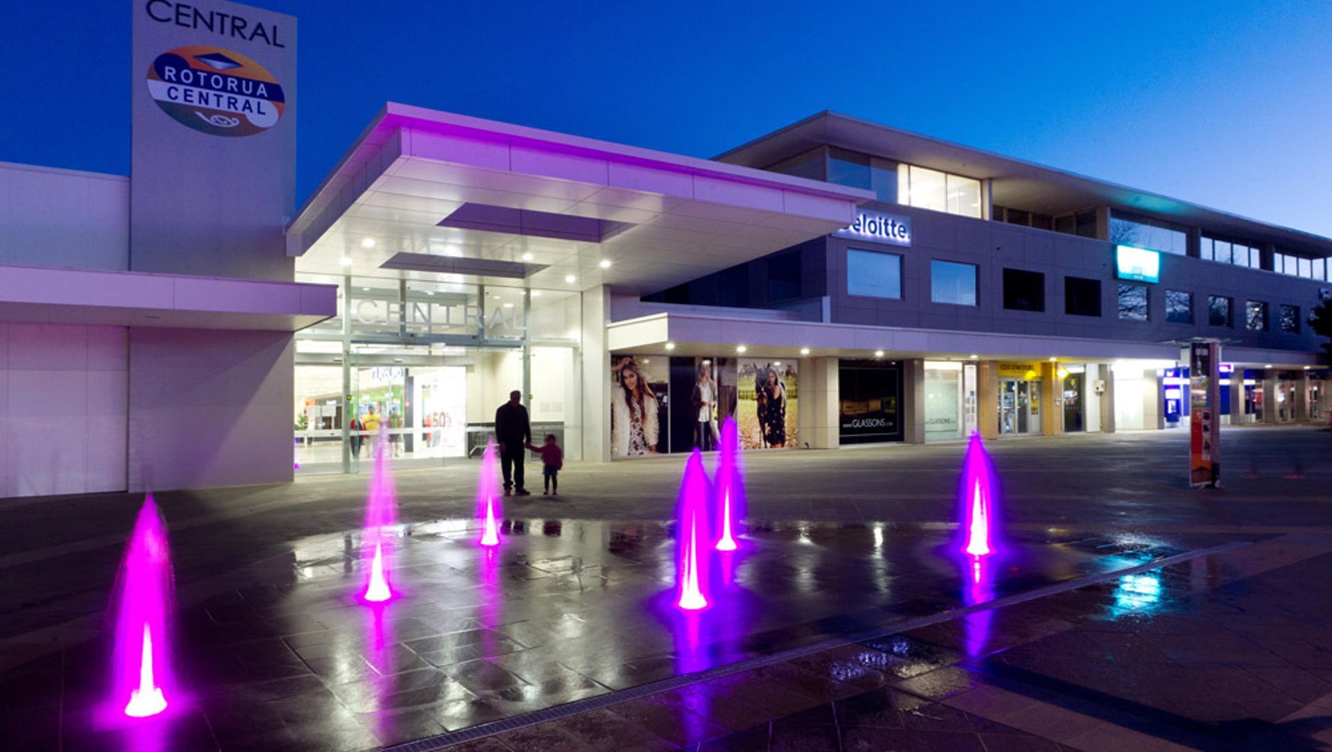 City Mall goes up in Lights! banner