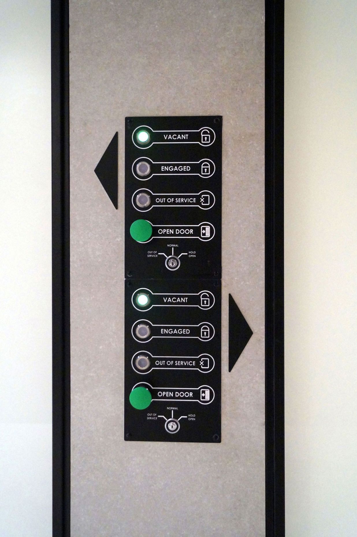 AutoCav operation panels