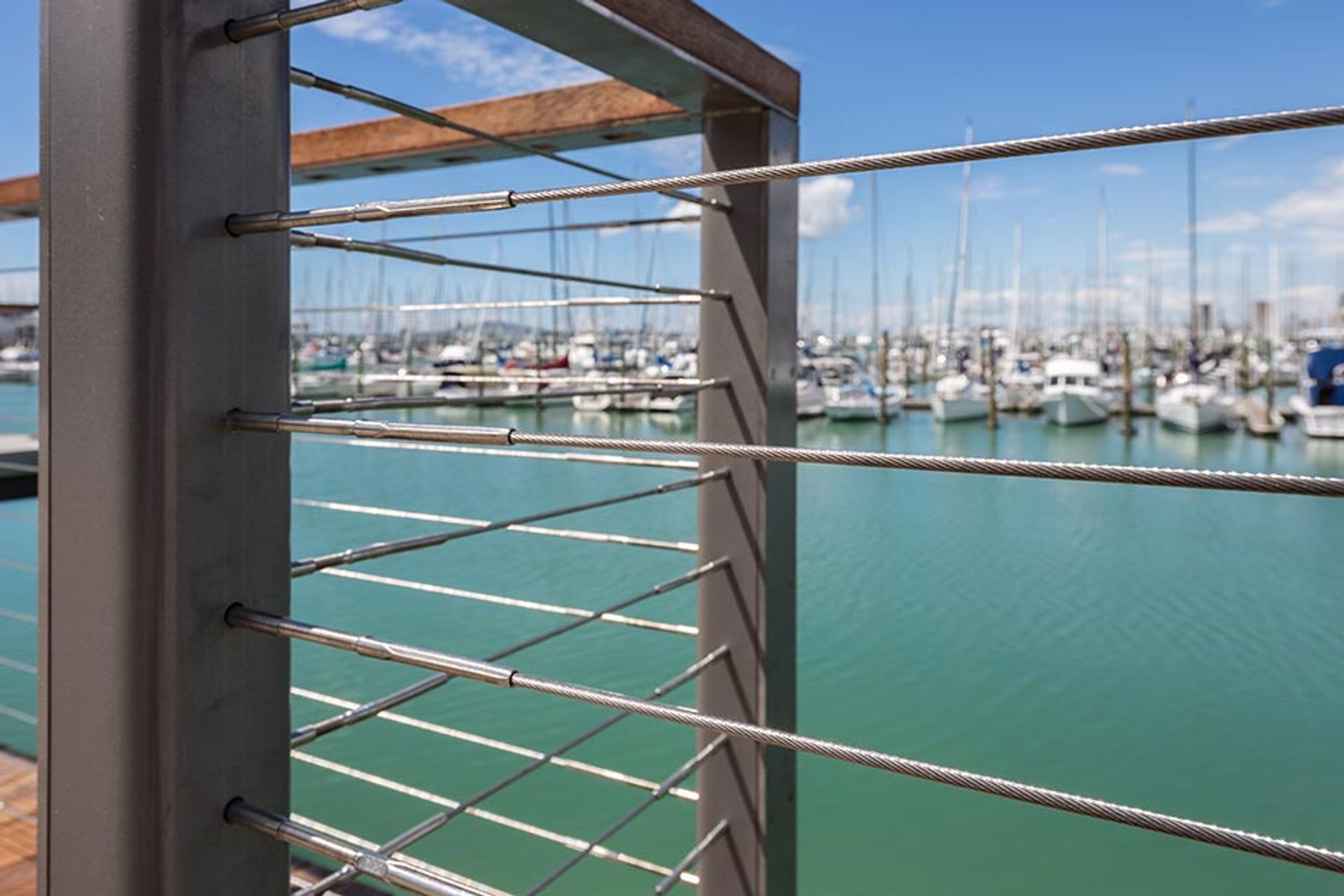 Western Promenade wire balustrade infill