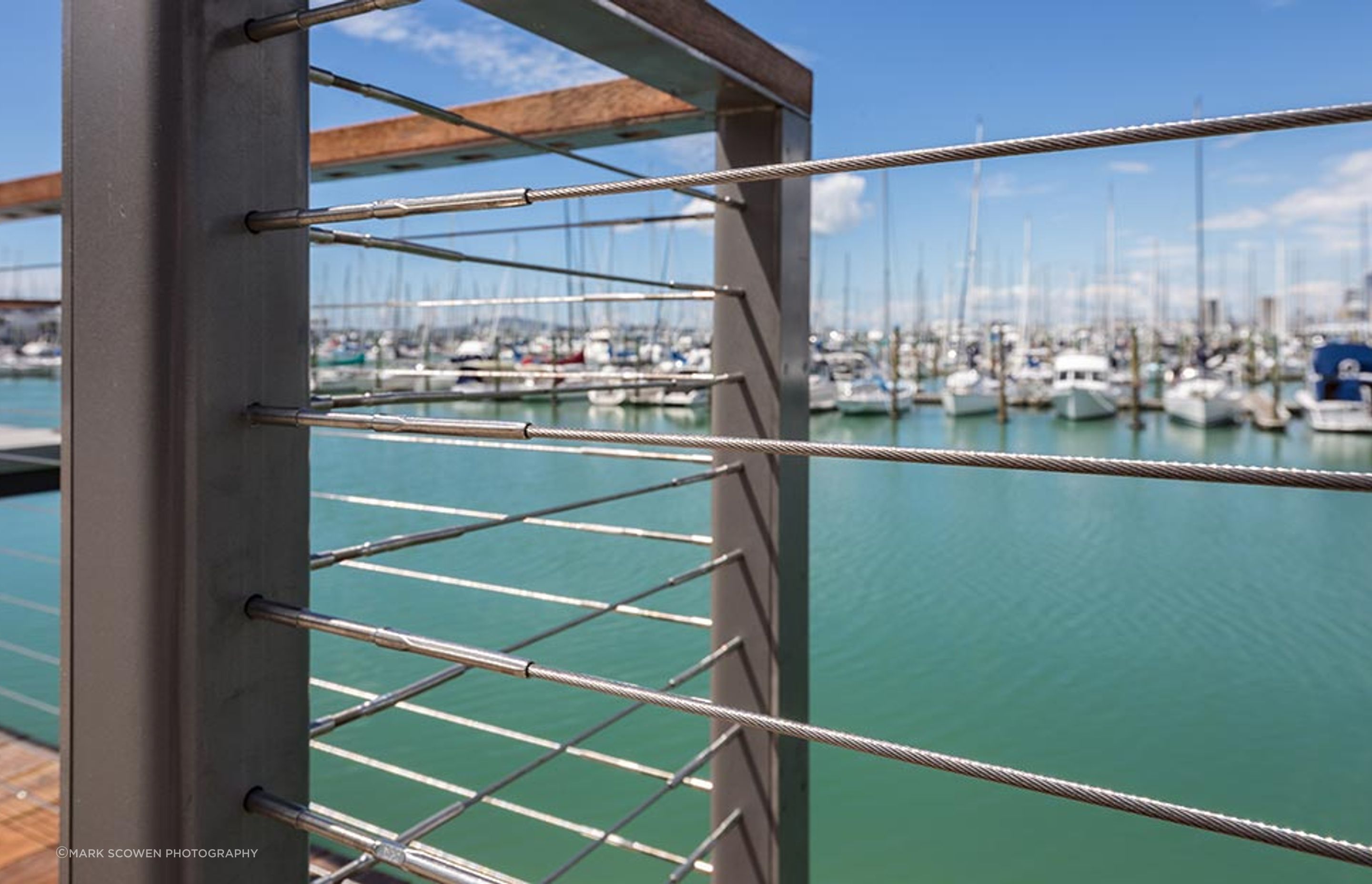 Western Promenade wire balustrade infill