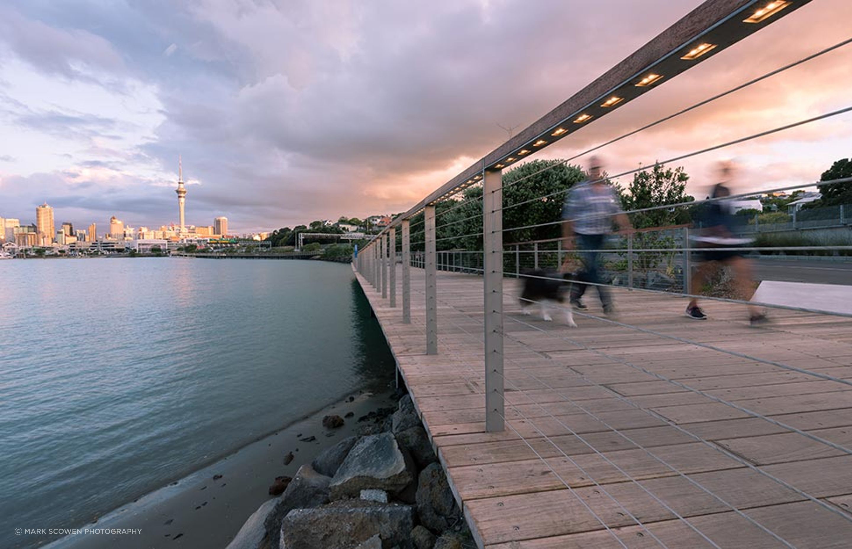 Western Promenade wire balustrade infill