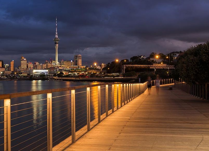 Westhaven Promenade wire balustrade infill