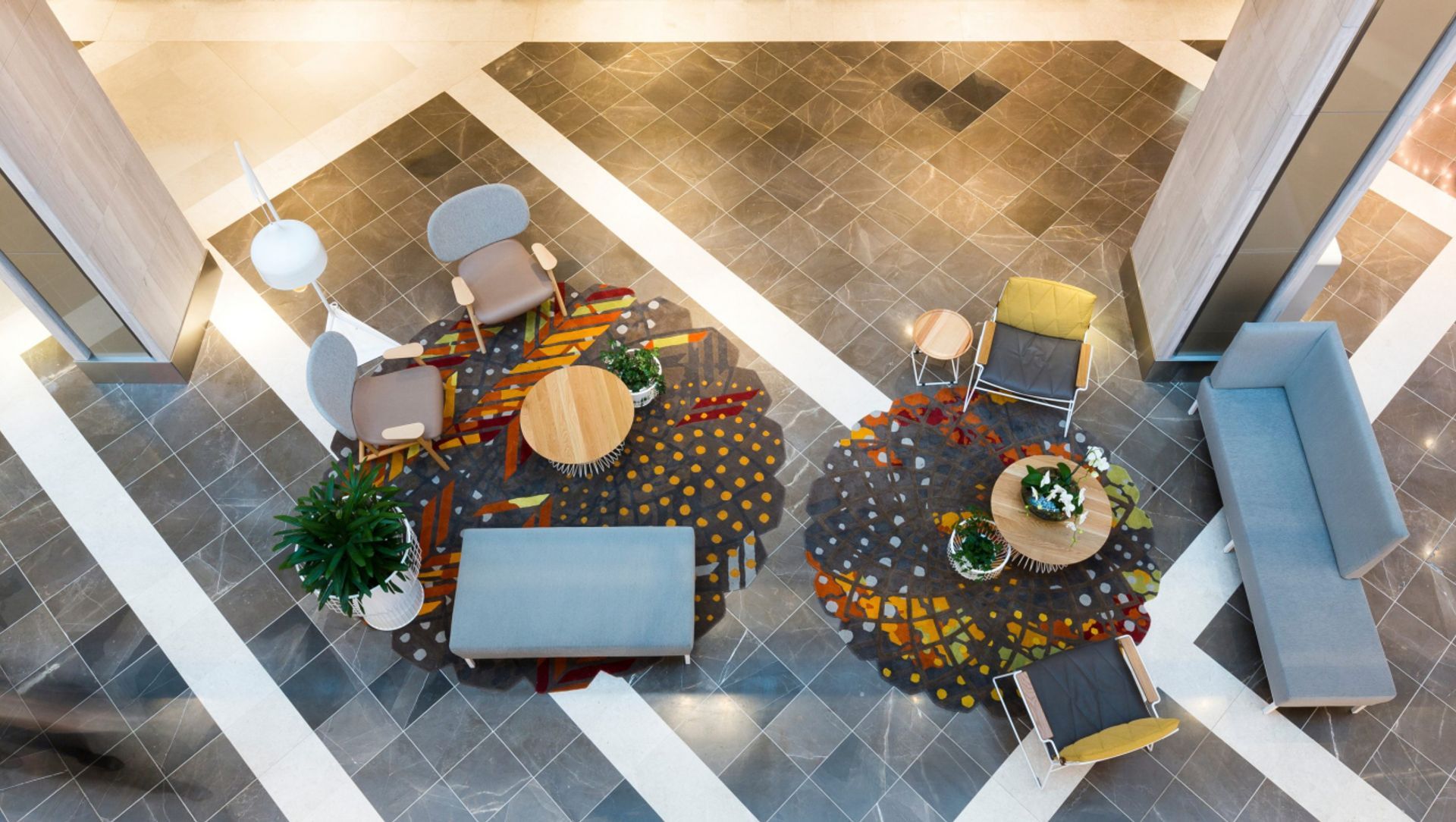 Mall Furniture Pods, Macquarie Centre banner