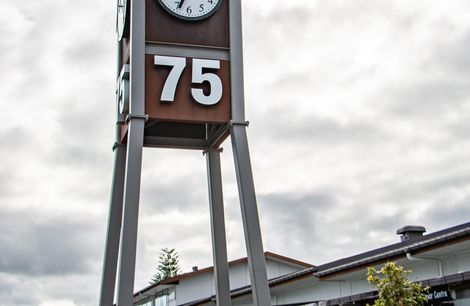 Karaka Shopping Centre - custom clock tower