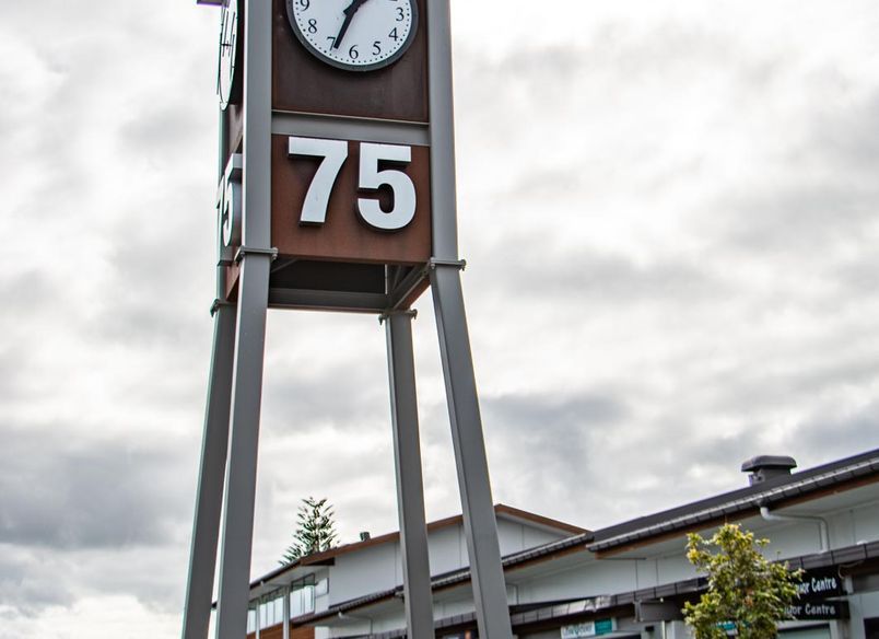 Karaka Shopping Centre - custom clock tower
