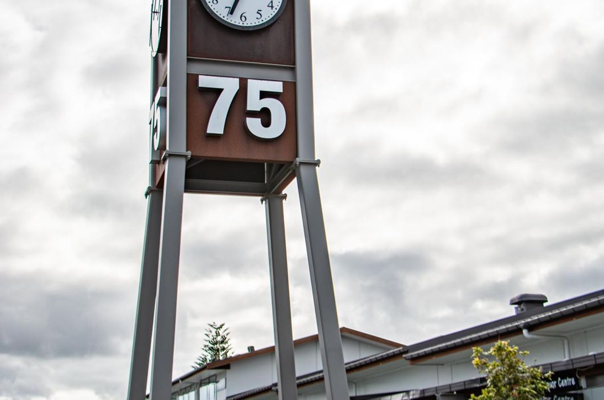 Karaka Shopping Centre - custom clock tower