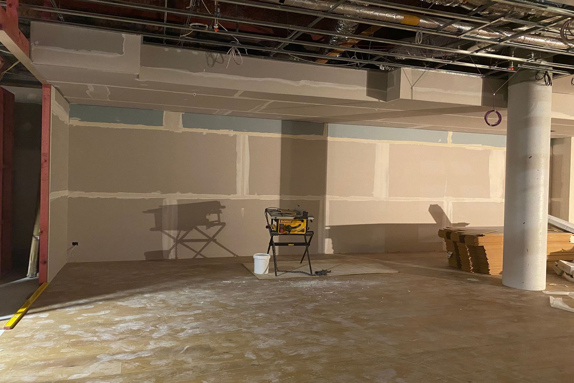 Ceiling Grid Install, Fixing & Stopping