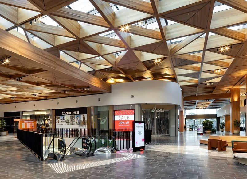 Westfield Knox shines with stunning MASSLAM skylight