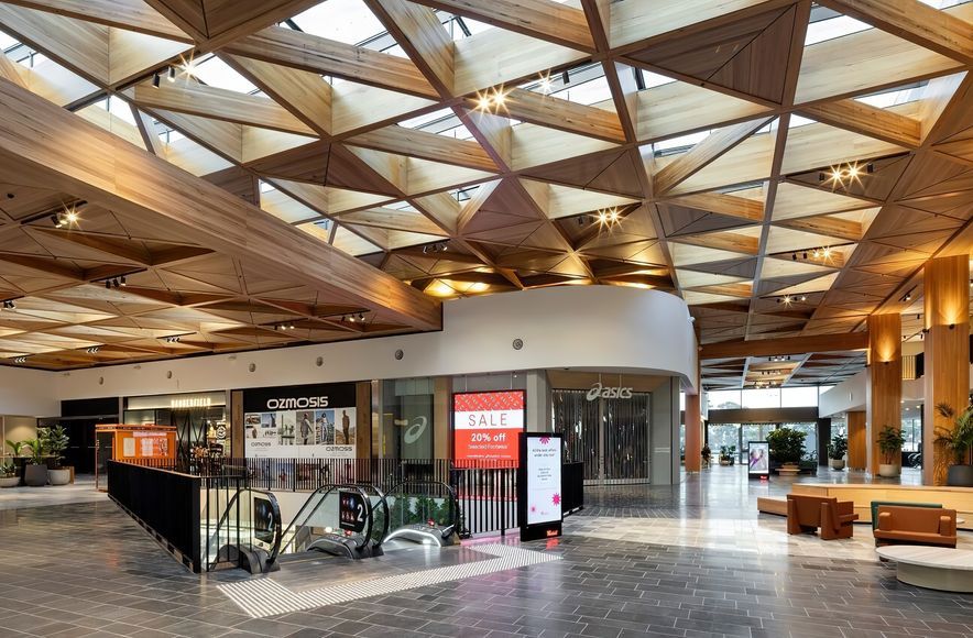 Westfield Knox shines with stunning MASSLAM skylight