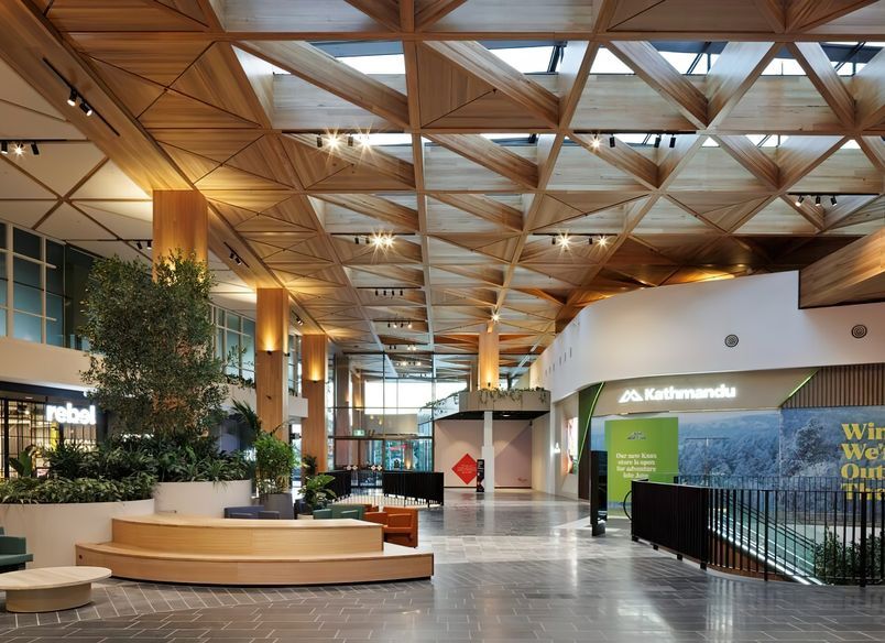 Westfield Knox shines with stunning MASSLAM skylight