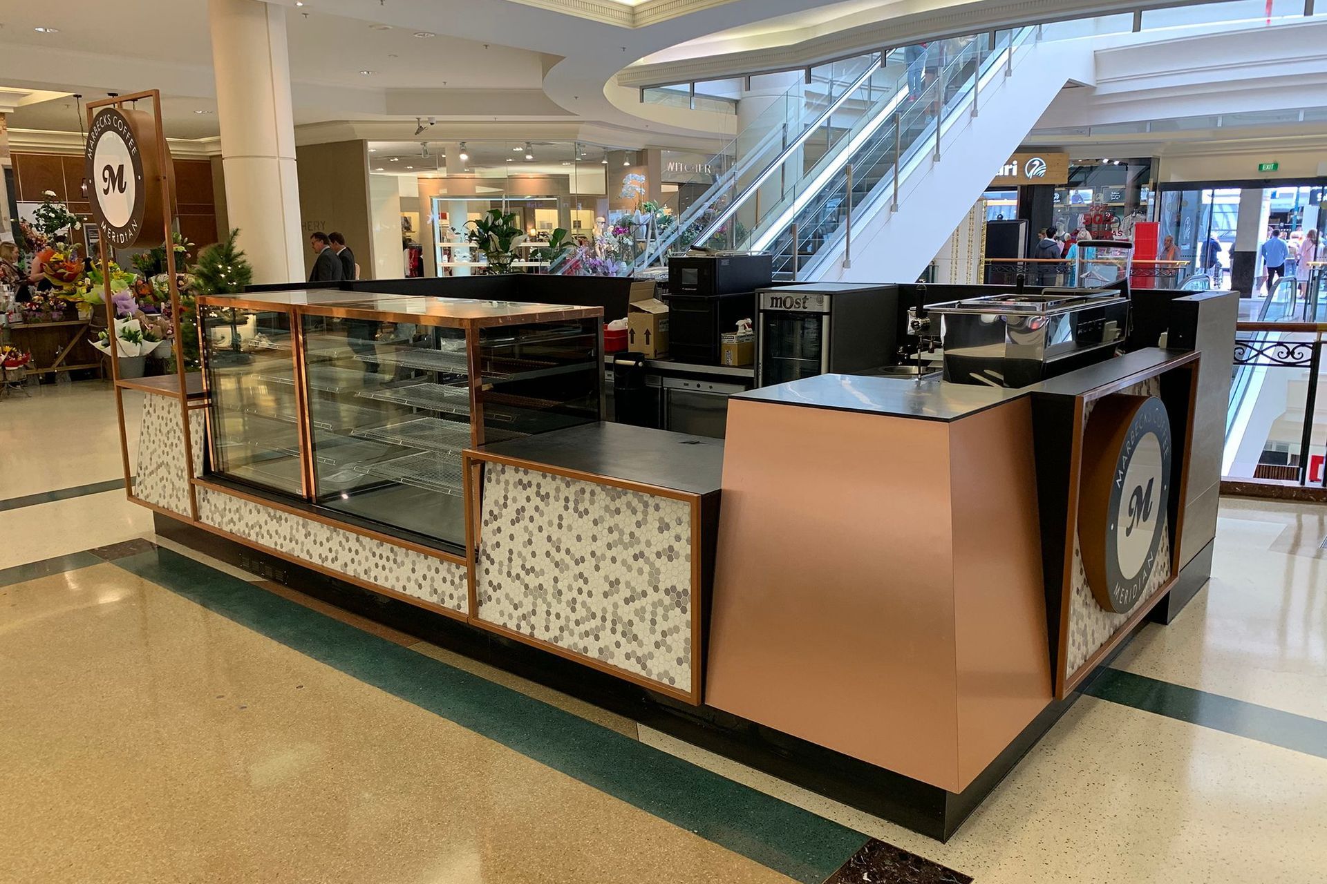 Marbecks kiosk fitout, Dunedin