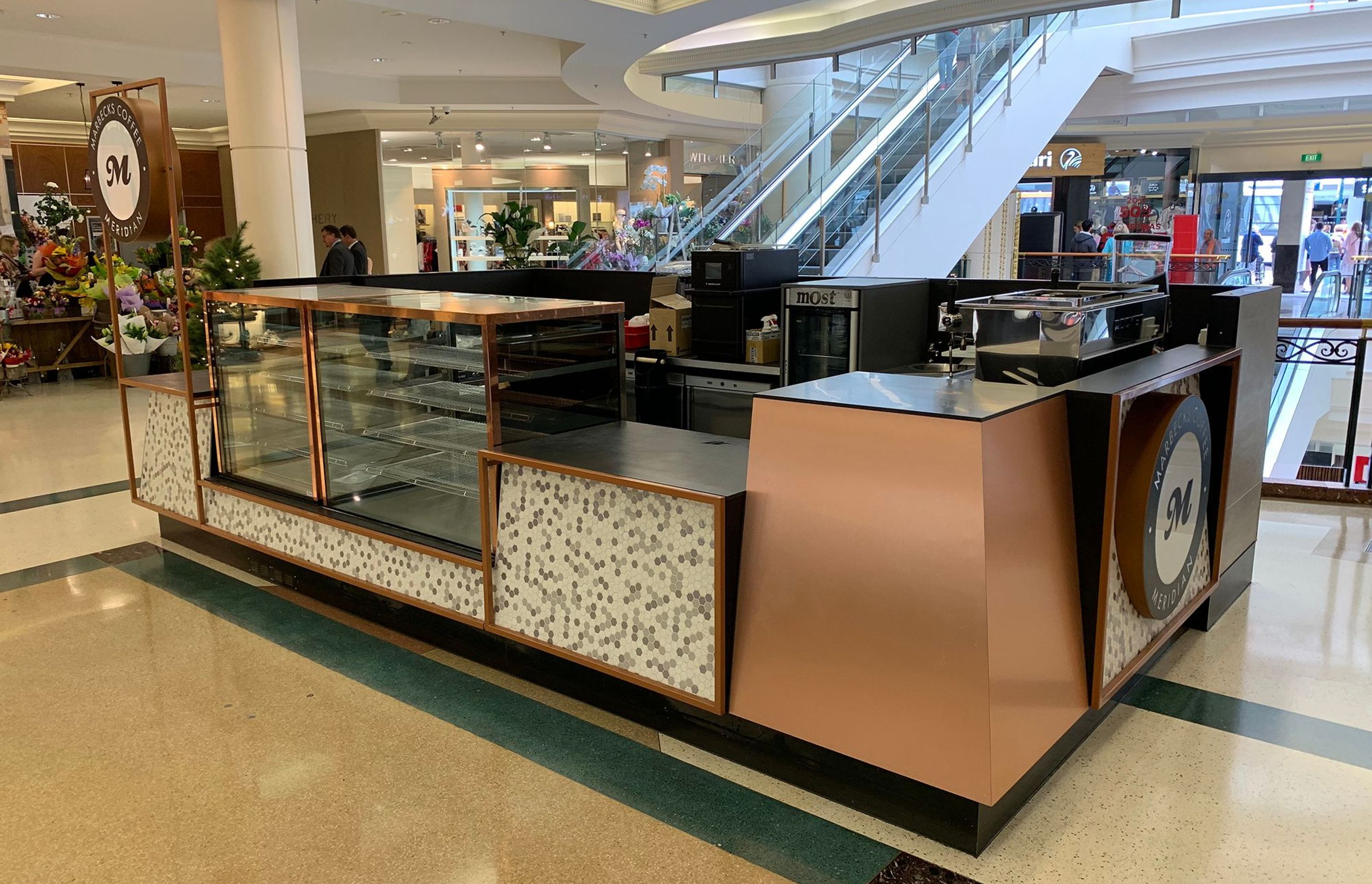 Marbecks kiosk fitout, Dunedin