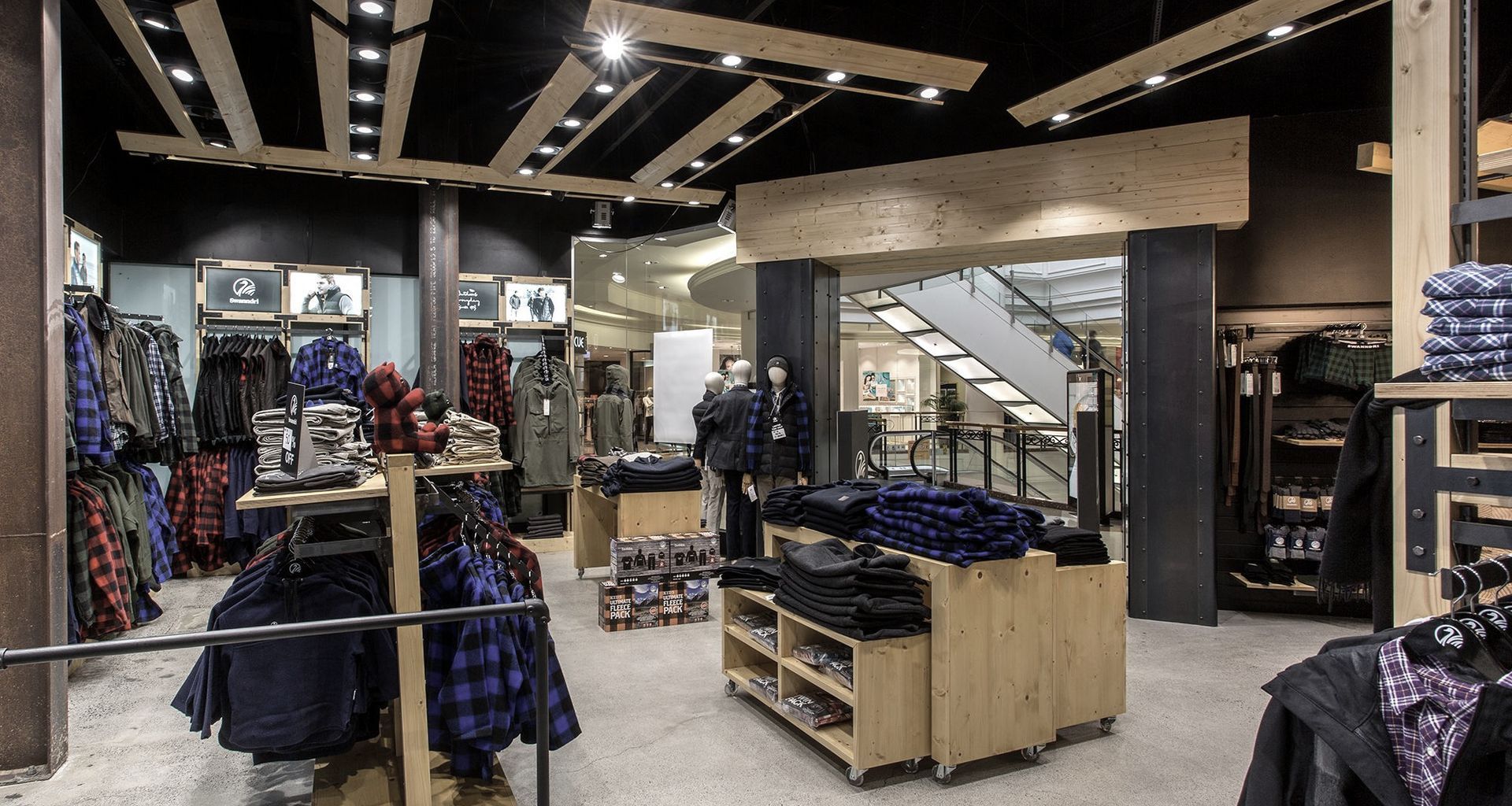 Shopfitting banner