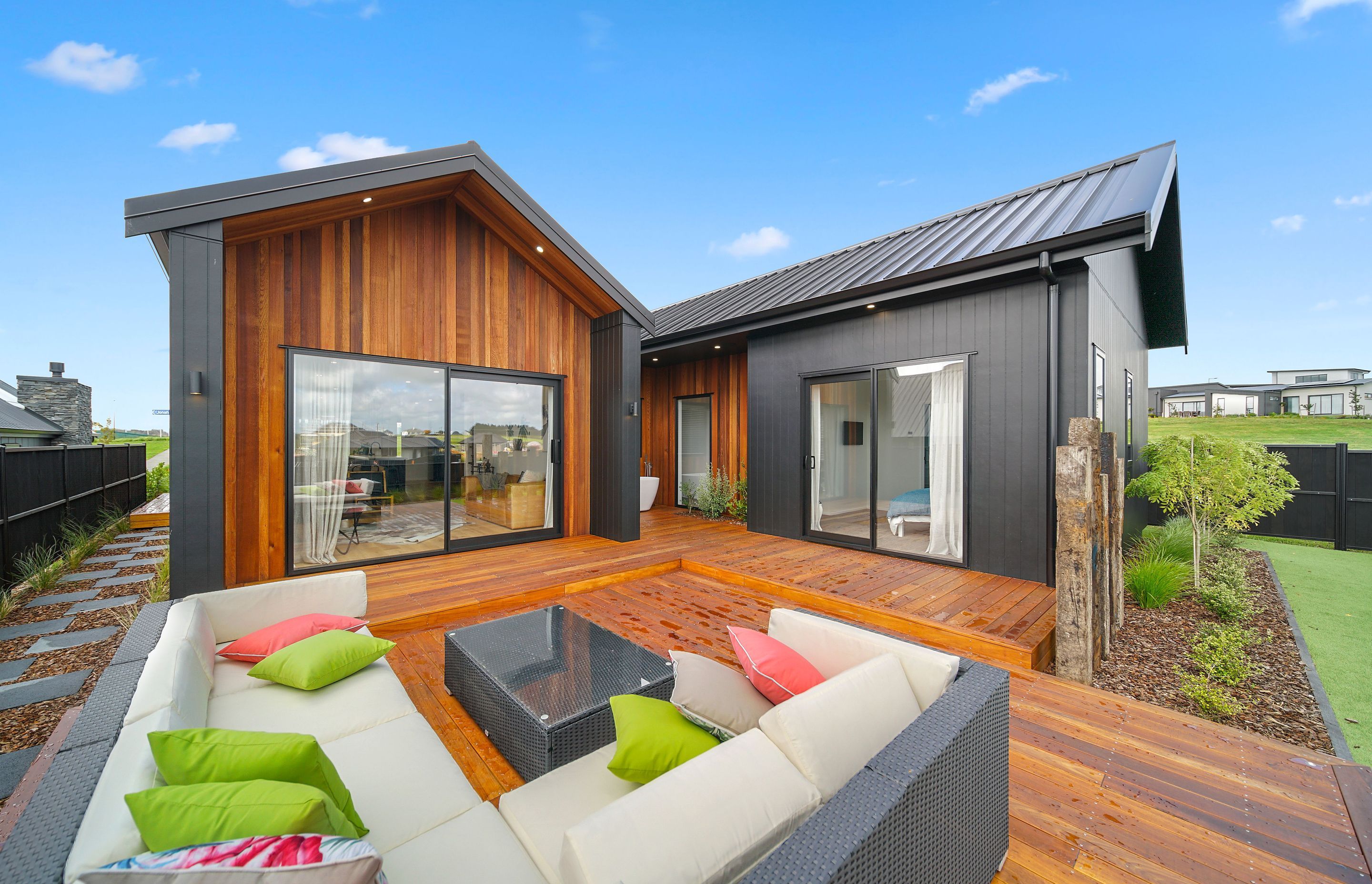 Show home back decking