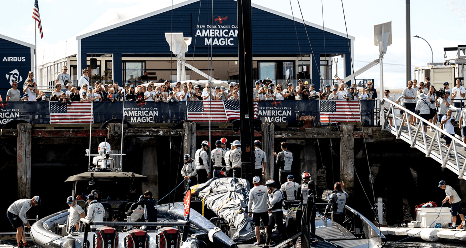 American Magic Base banner