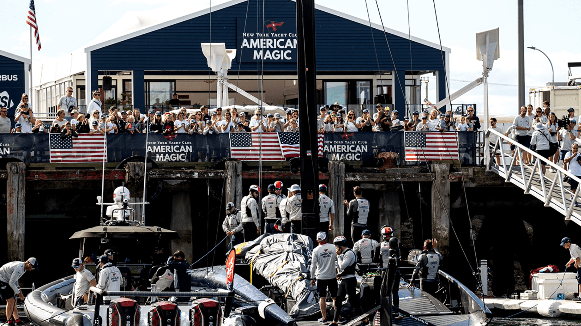 American Magic Base banner