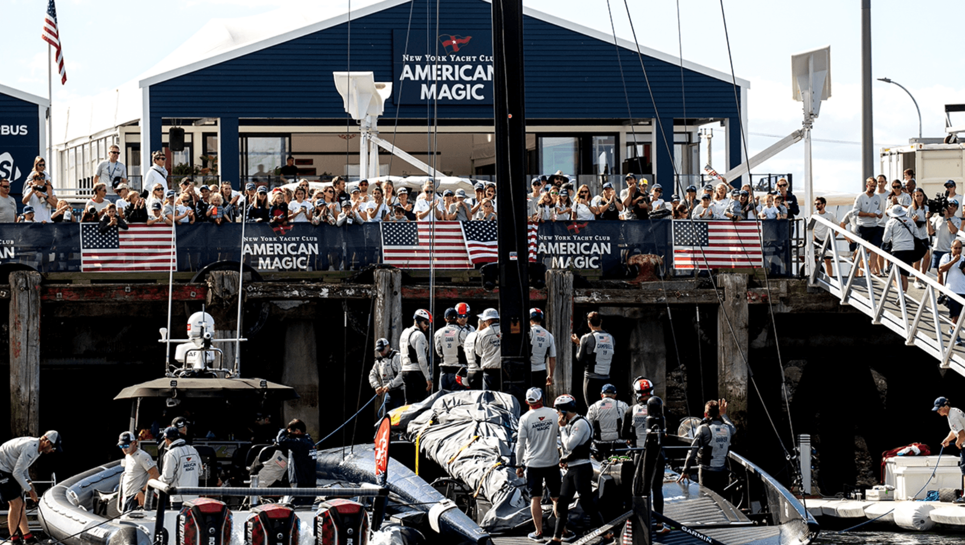 American Magic Base banner