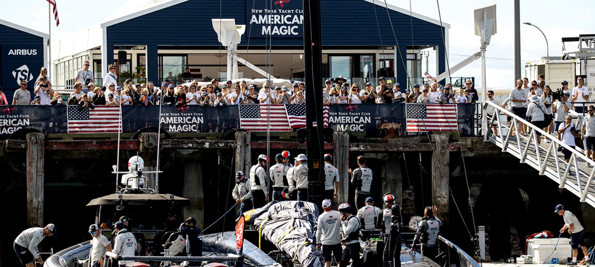 American Magic Base banner