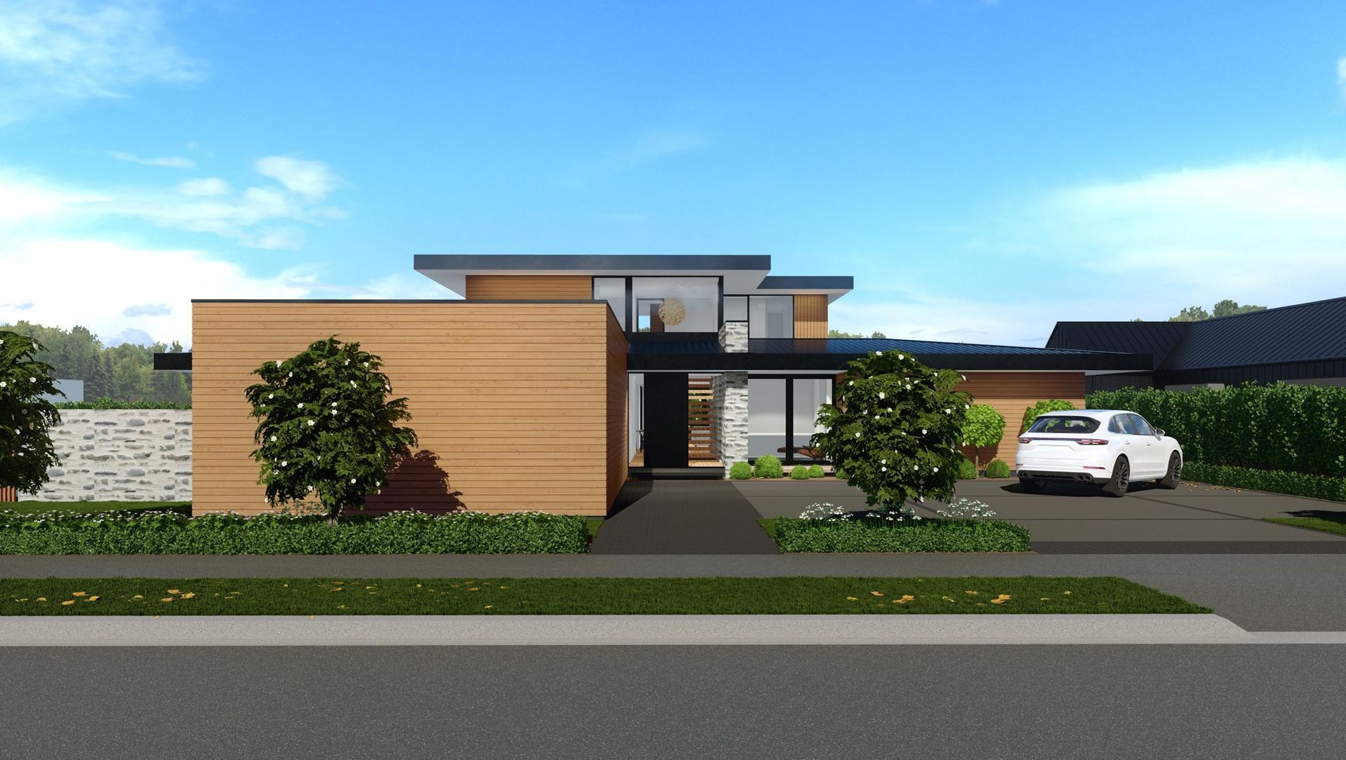 Flat Roof House banner