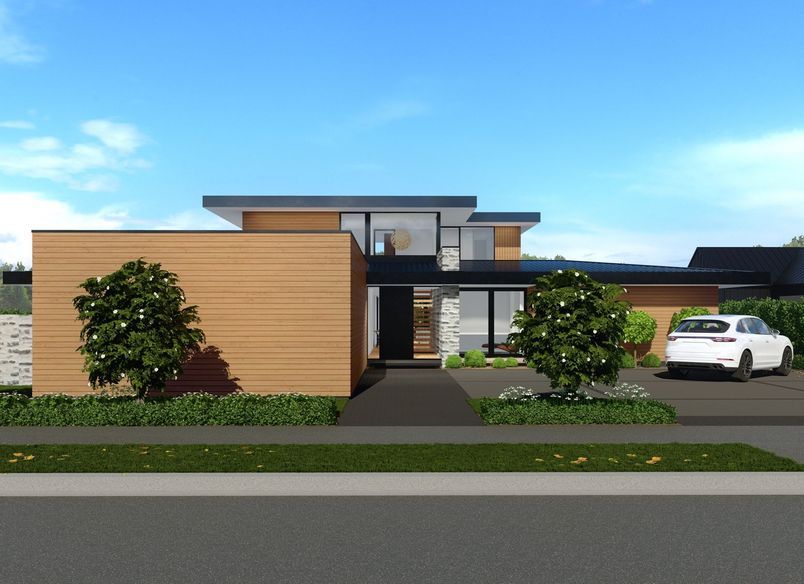 Flat Roof House