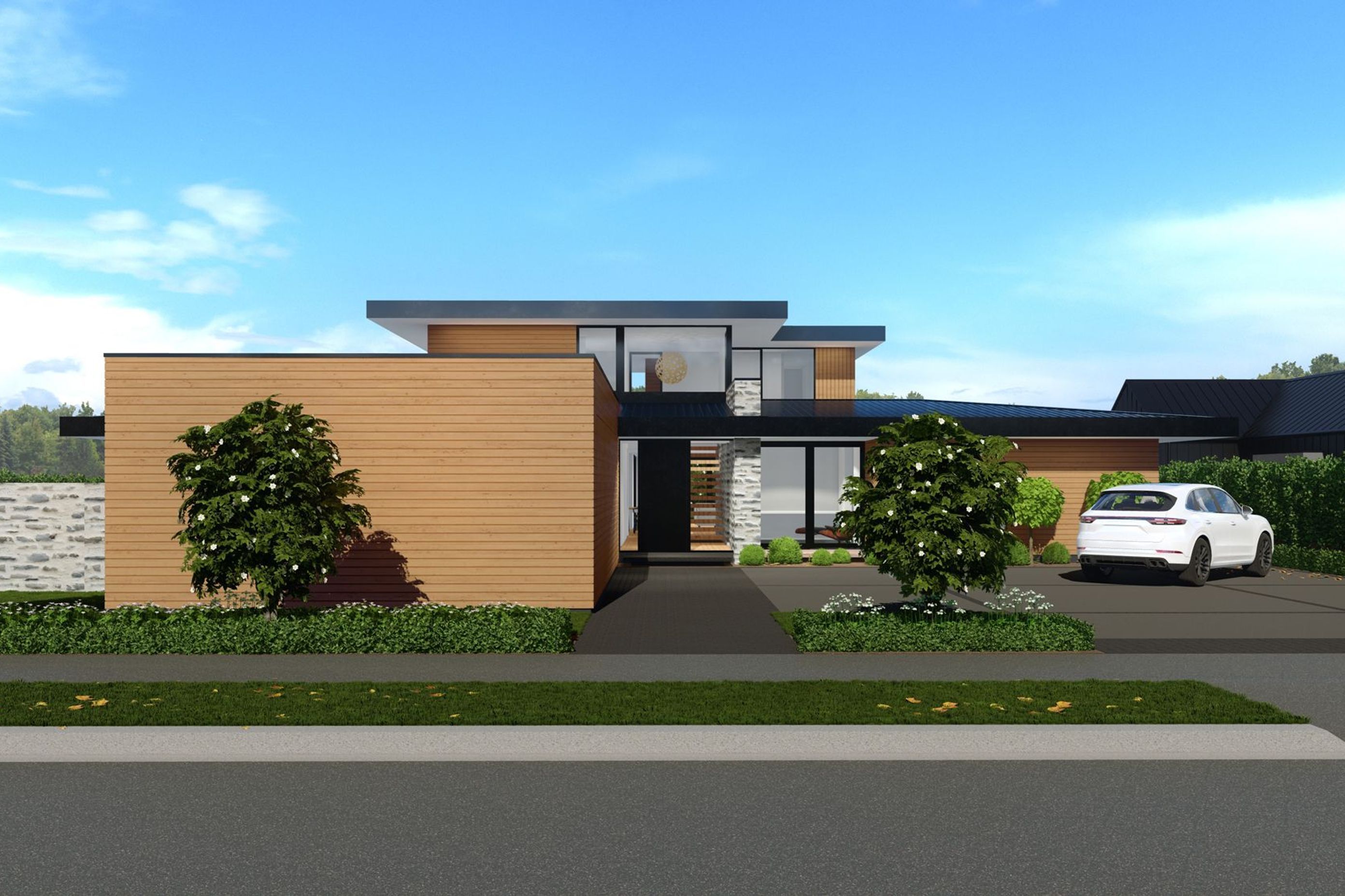 Flat Roof House