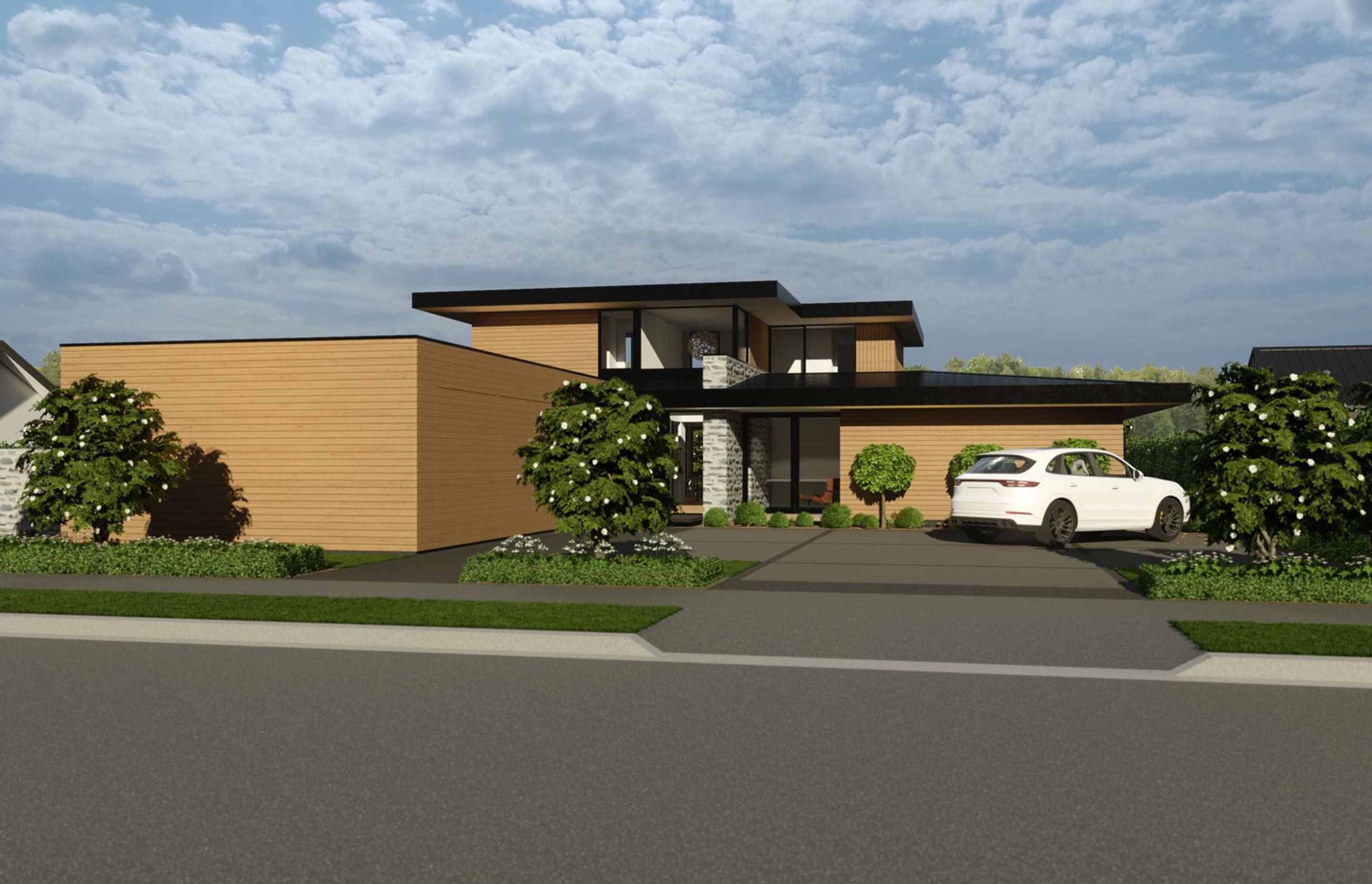 Flat Roof House